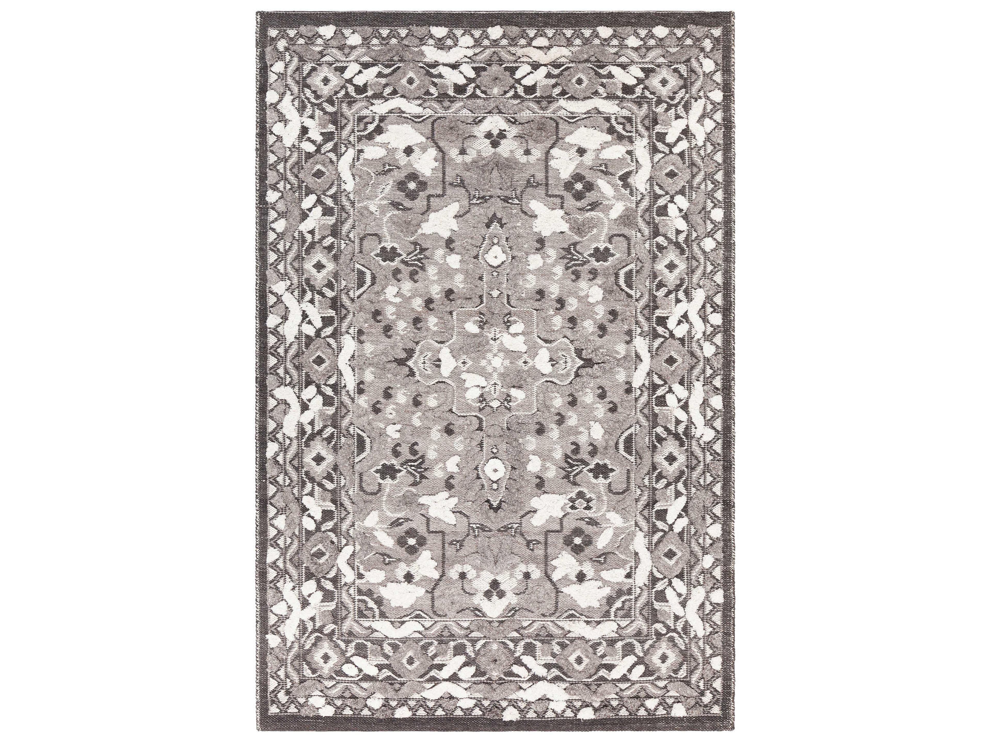 Chandra Daphne Bordered Area Rug