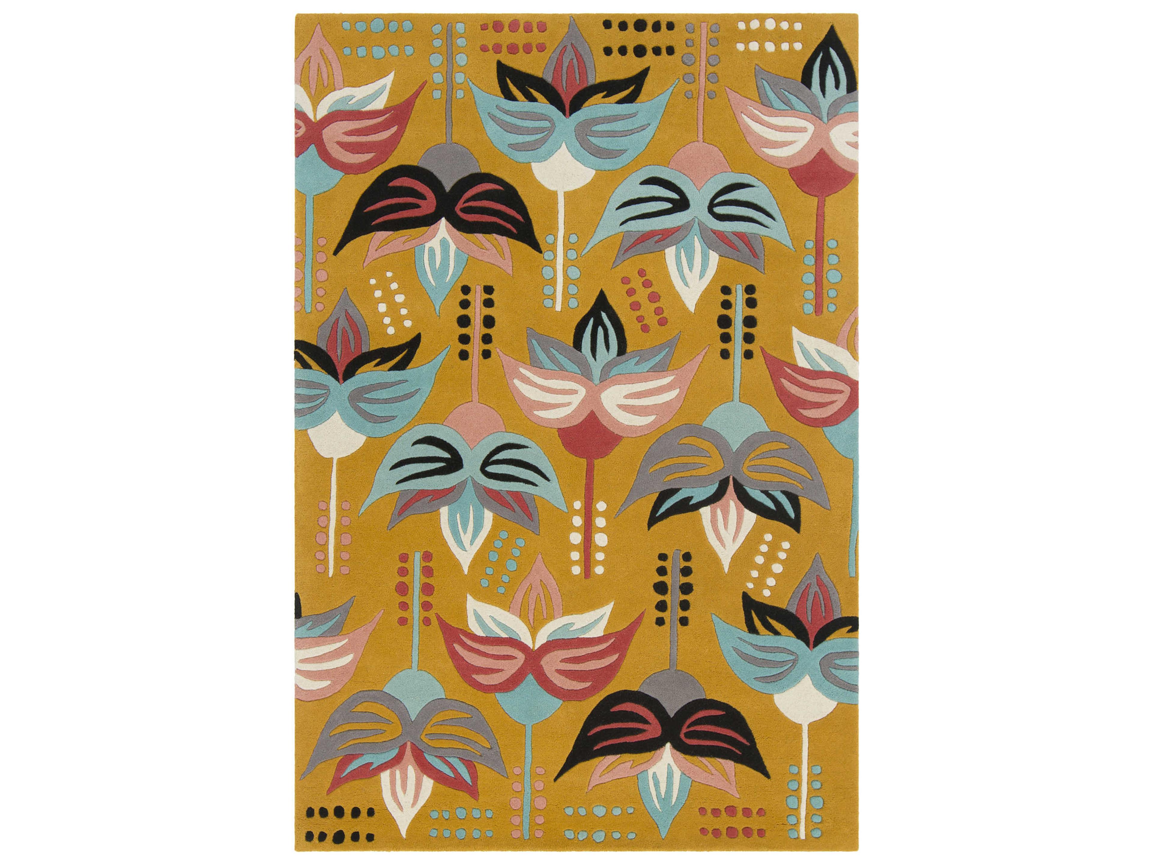 Chandra Jessica Swift Floral Area Rug