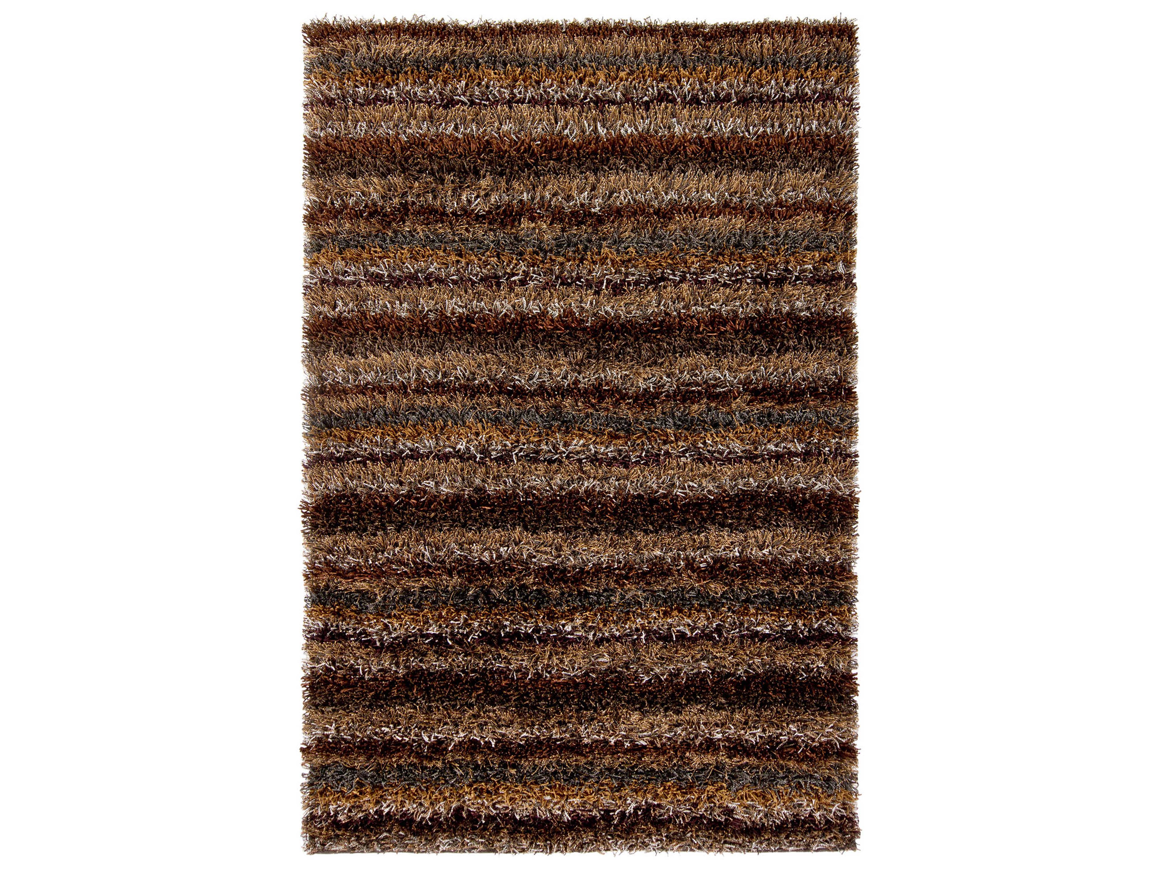 Chandra Kubu Shag Striped Area Rug