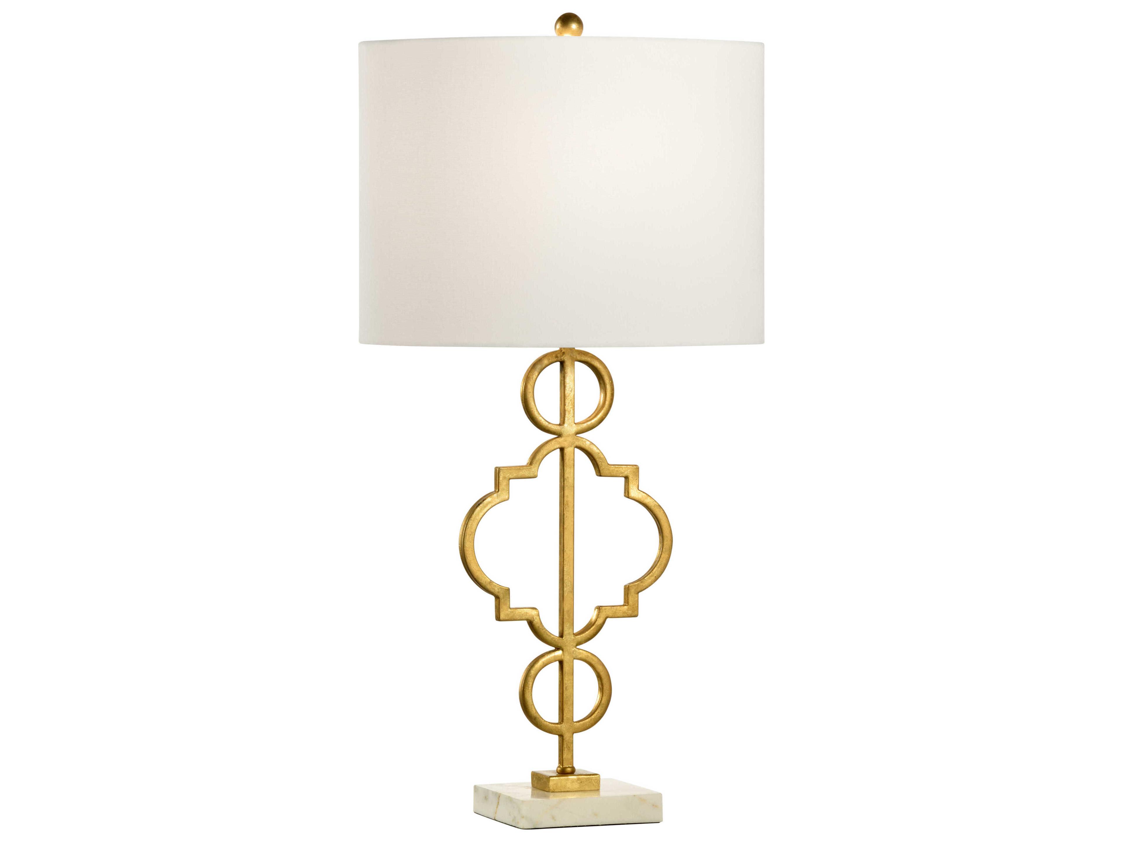 Chelsea House Antique Gold Leaf Buffet Lamp