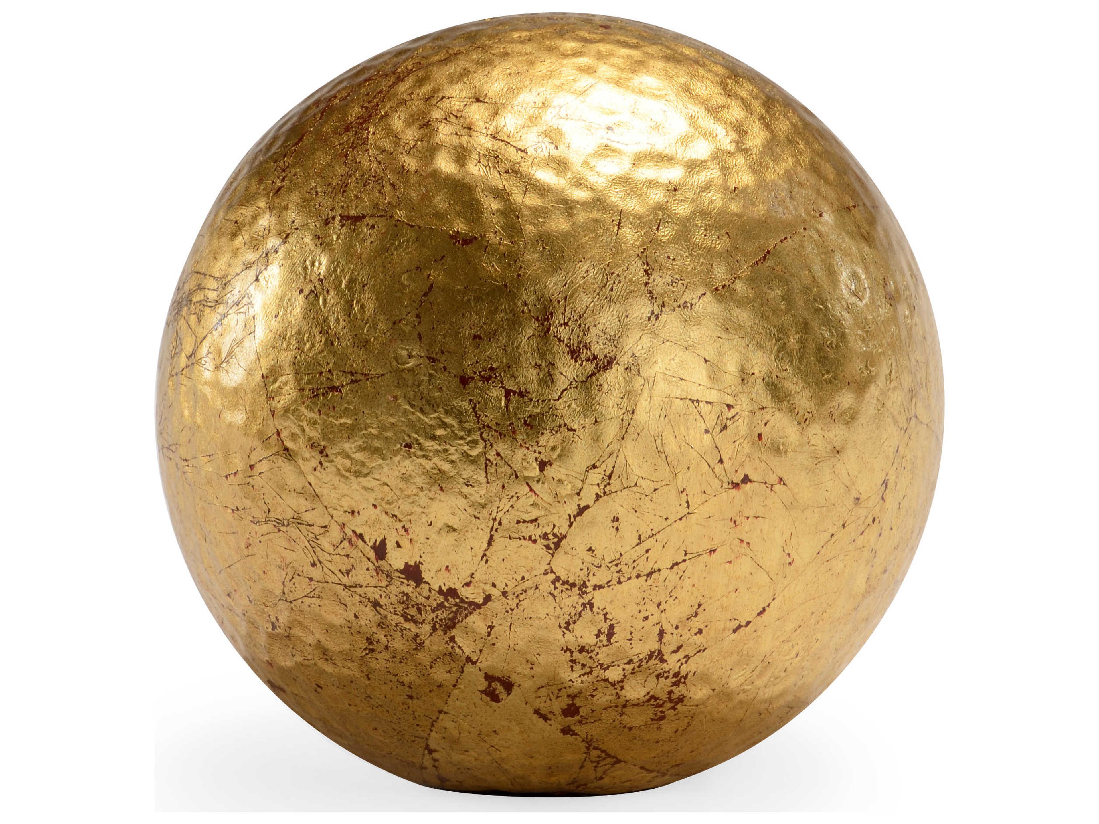 Chelsea House Hammered Medium Gold Ball Decorative Accent
