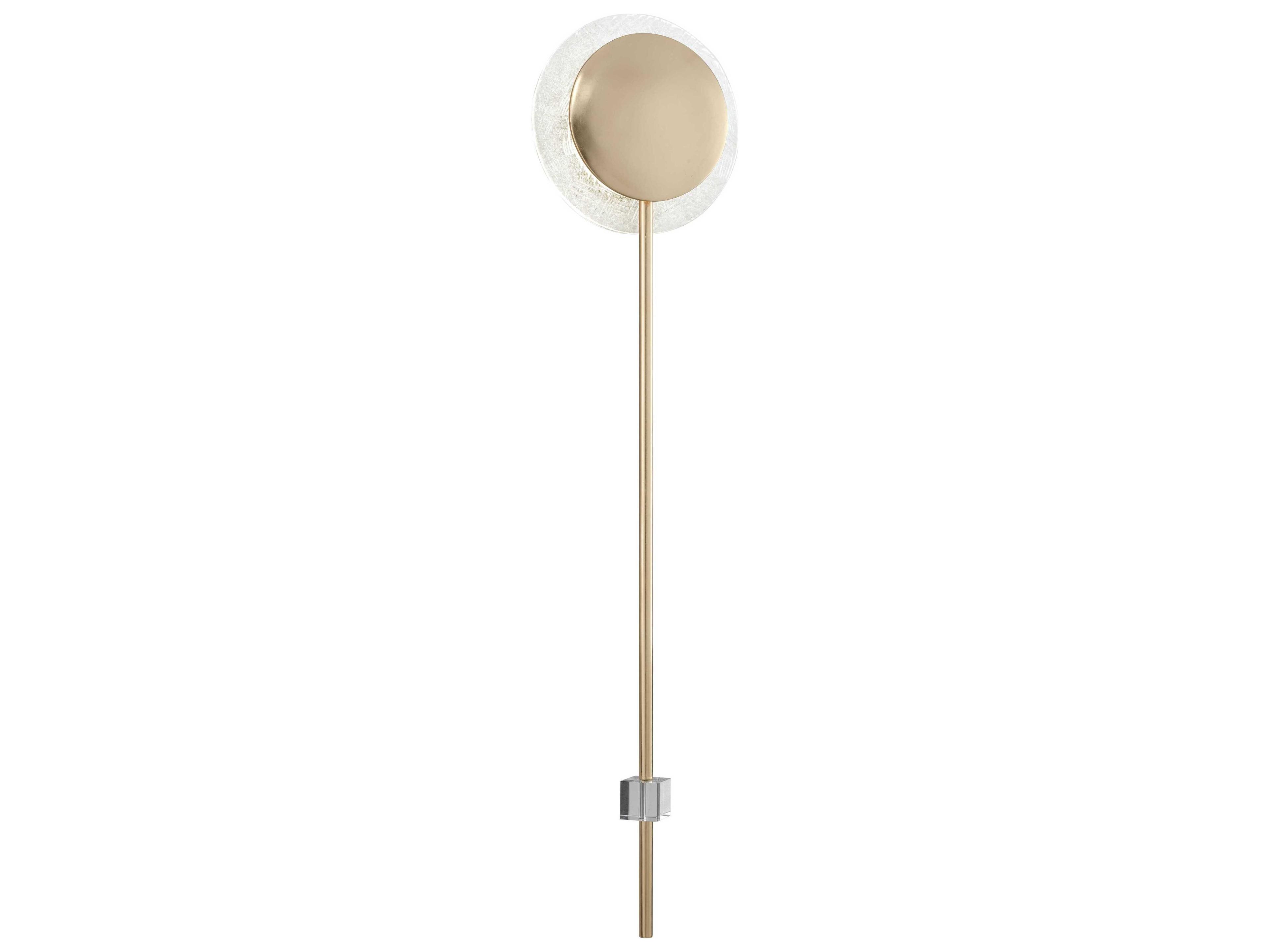 Corbett Lighting Moscato 1-Light Gold Leaf Glass LED Wall Sconce