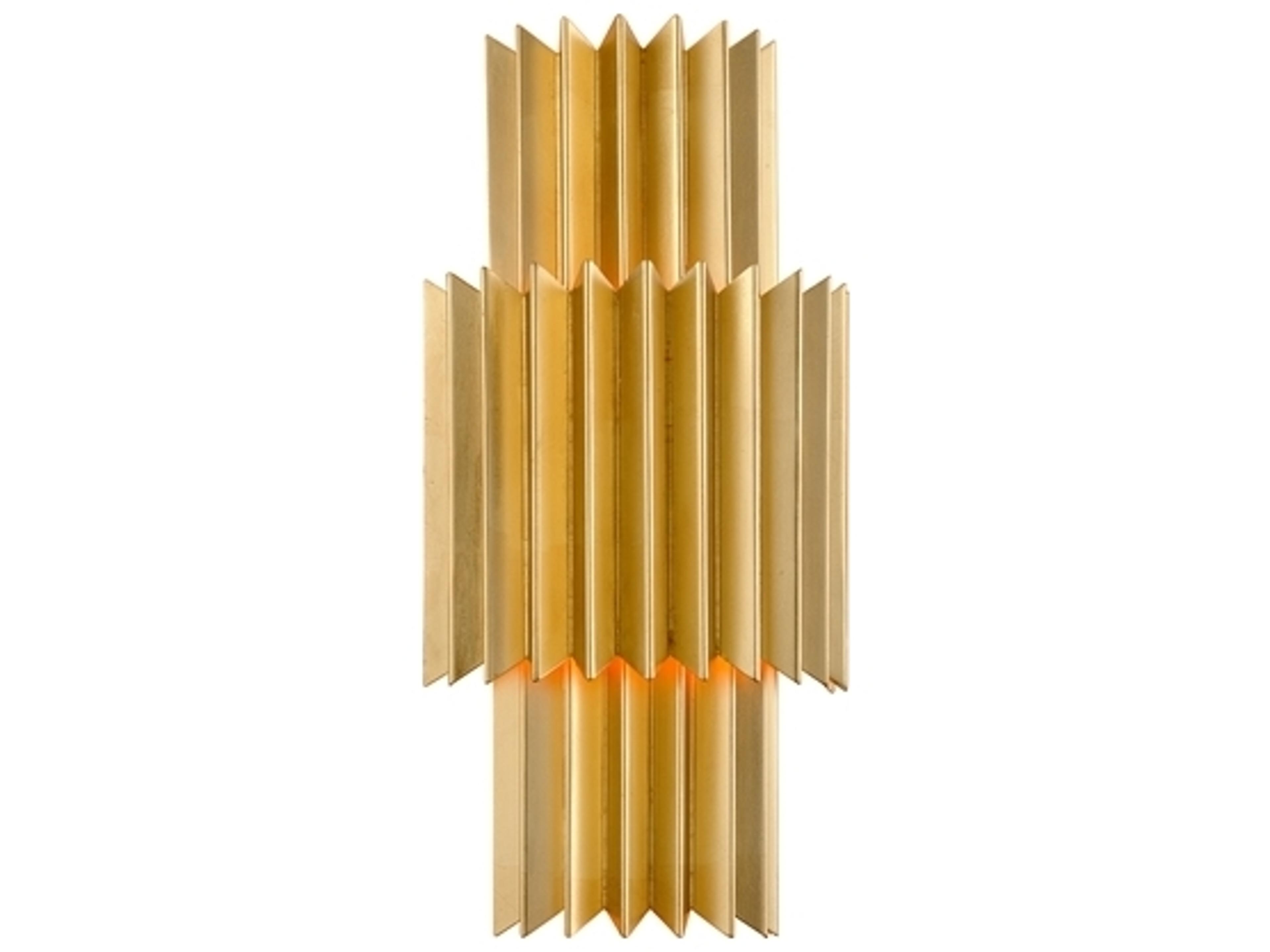 Corbett Lighting Moxy 2-Light Gold Leaf Wall Sconce