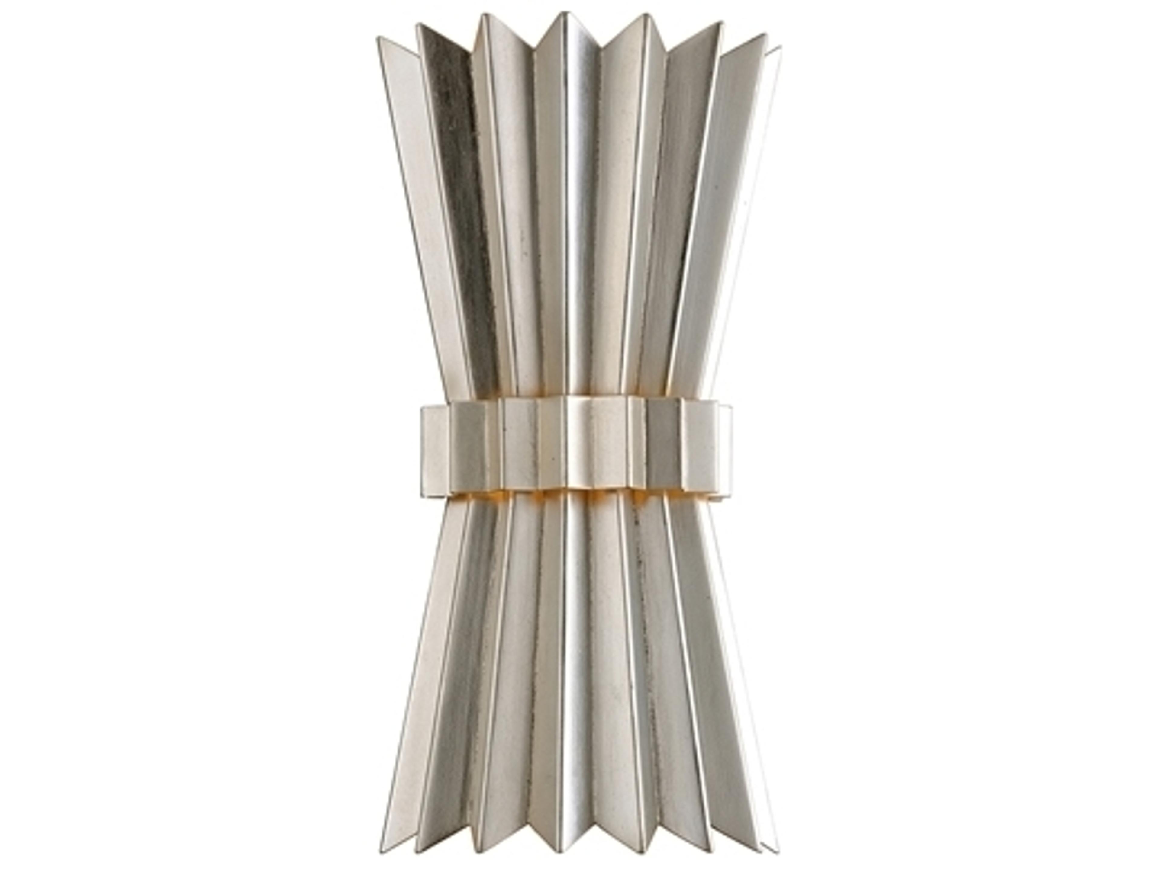 Corbett Lighting Moxy 2-Light Silver Leaf Wall Sconce