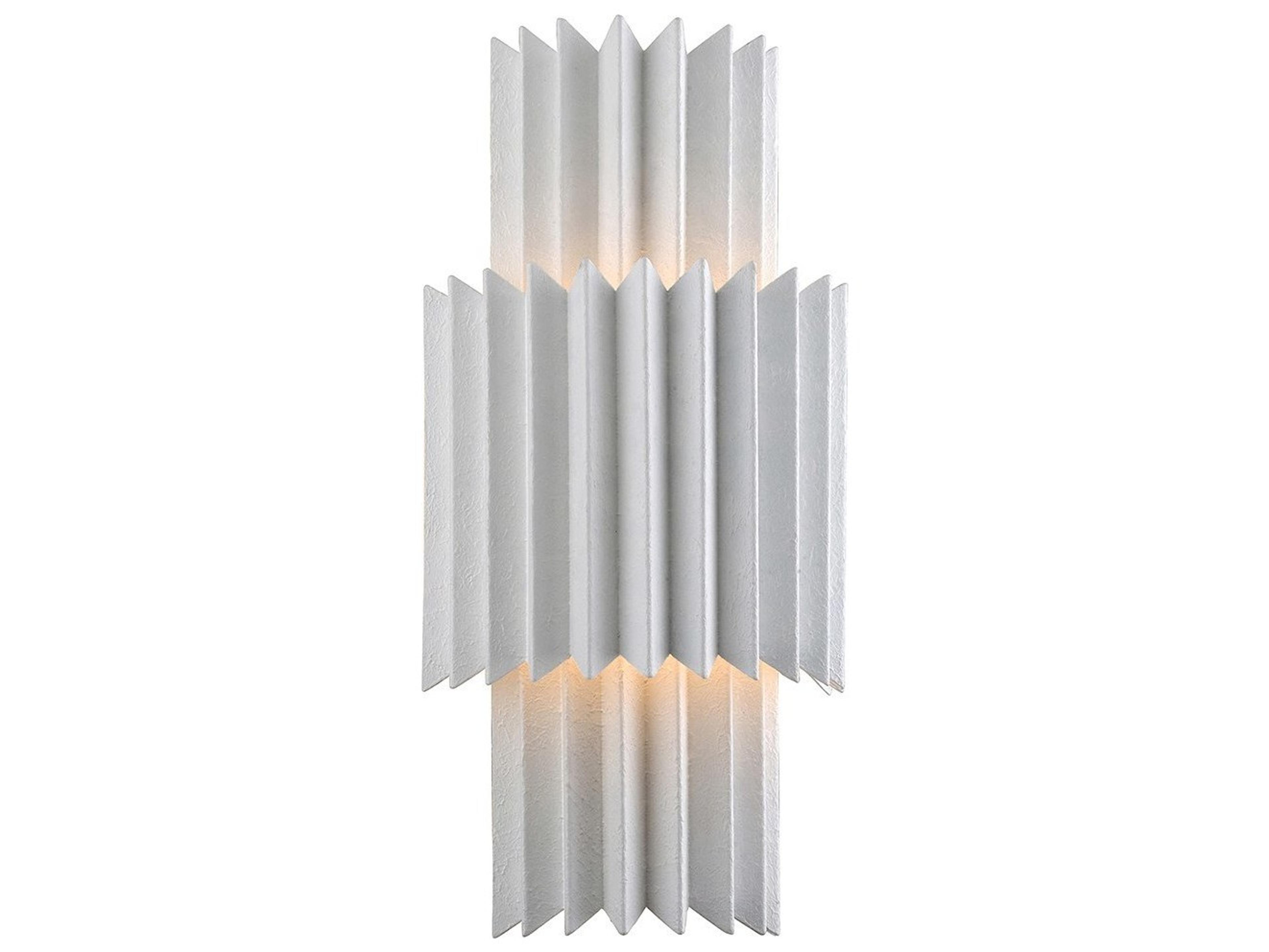 Corbett Lighting Moxy 2-Light Gesso White Wall Sconce
