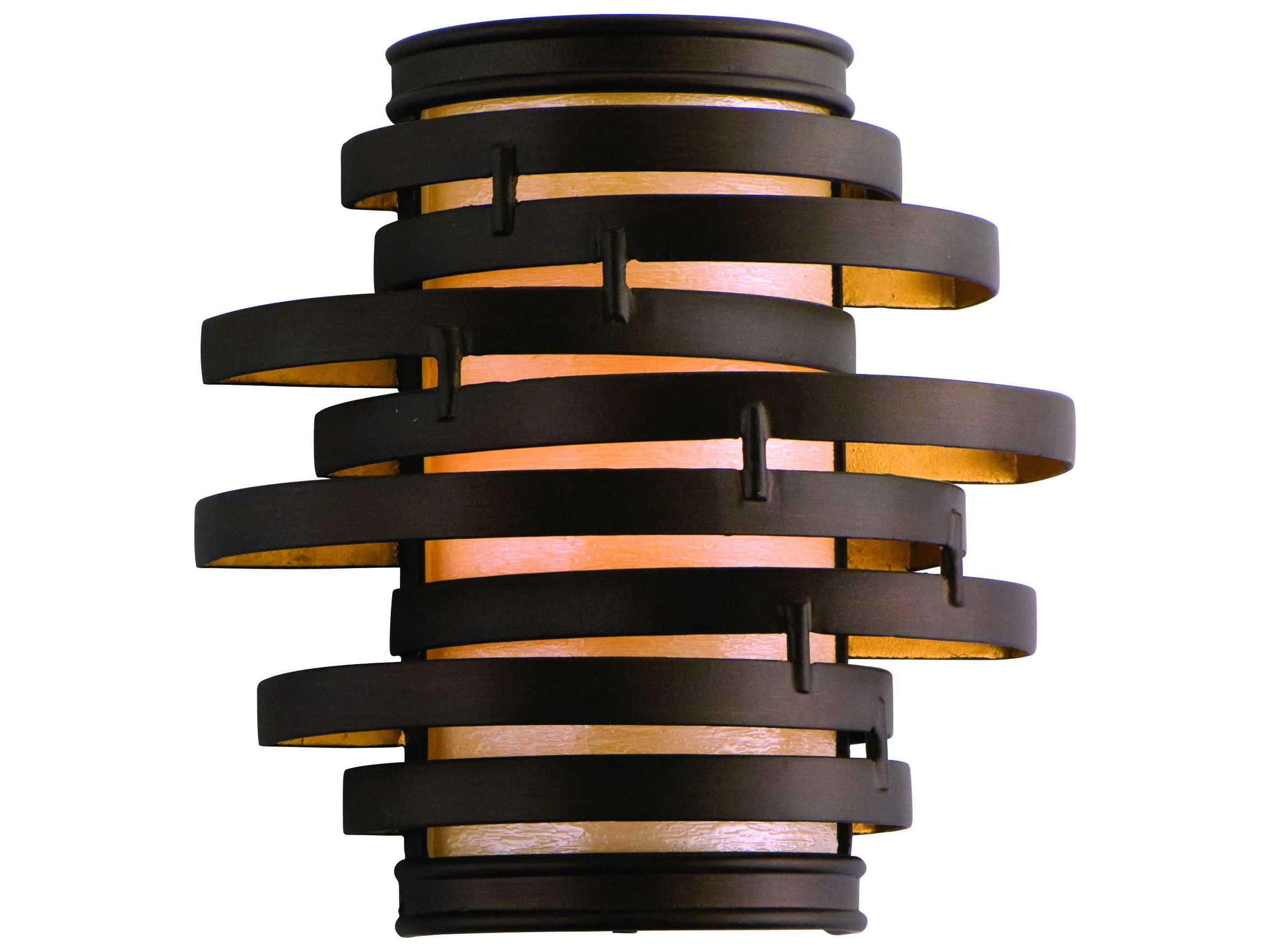 Corbett Lighting Vertigo Bronze Glass Wall Sconce