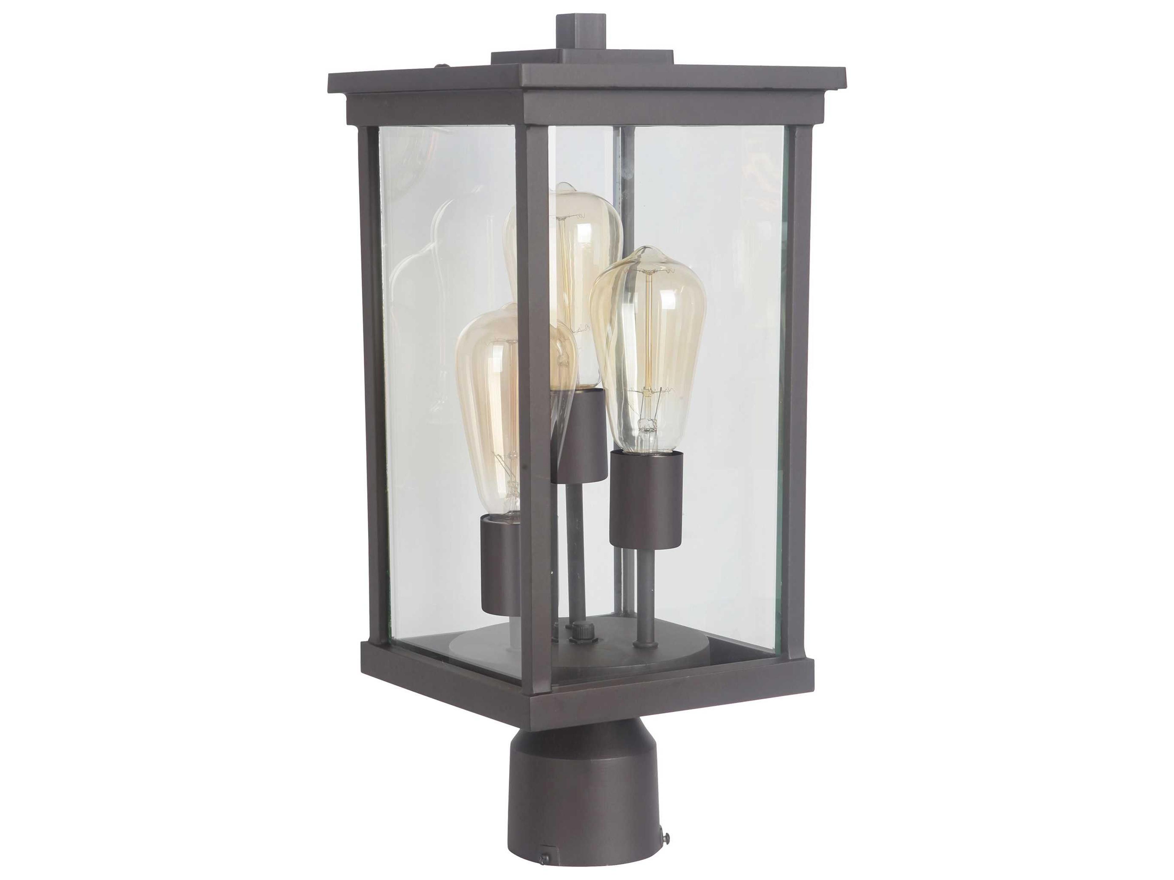 Craftmade Riviera Iii Glass Outdoor Post Light