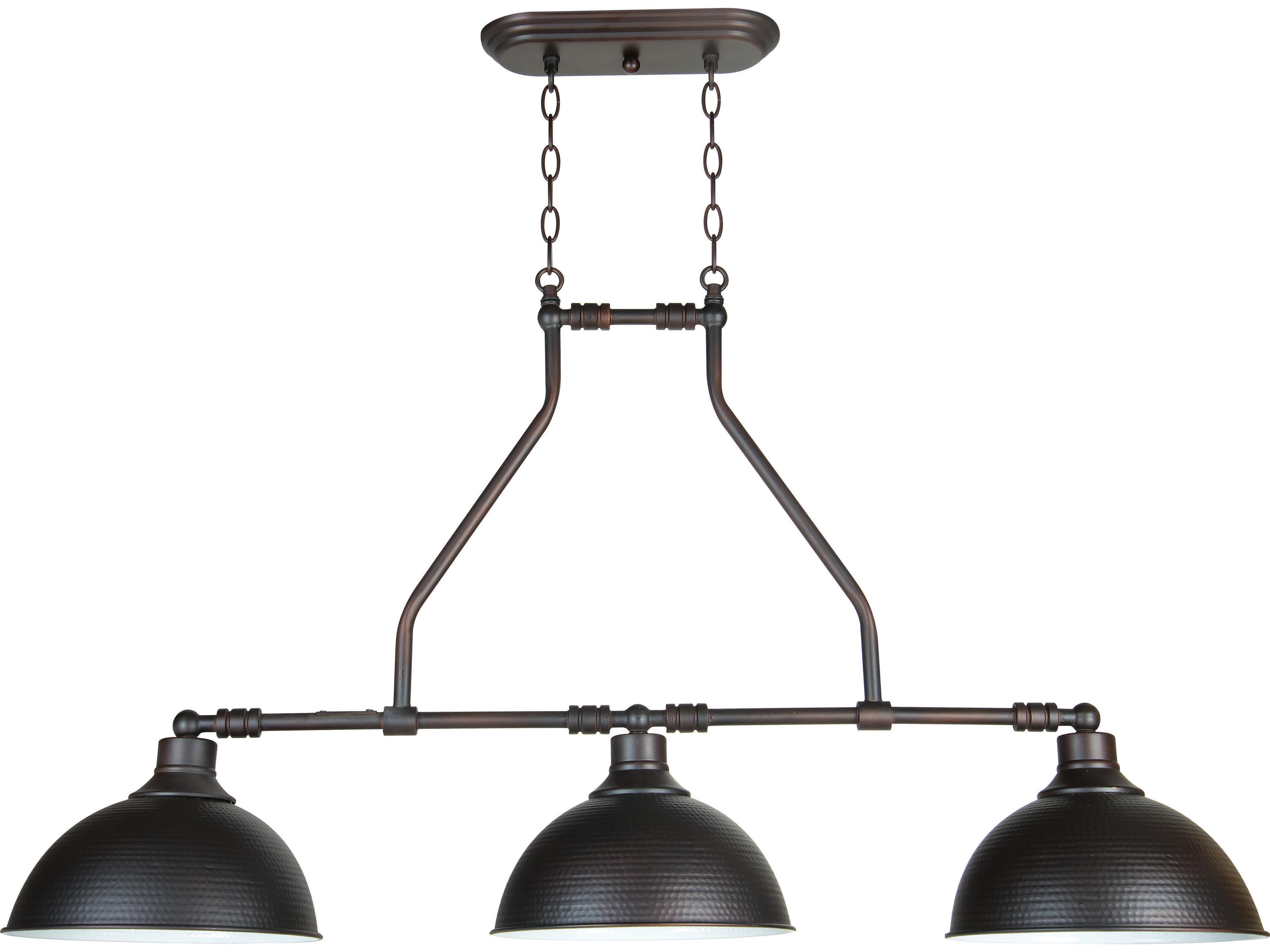 Craftmade Timarron 3-Light Aged Bronze Bowl Dome Island Pendant