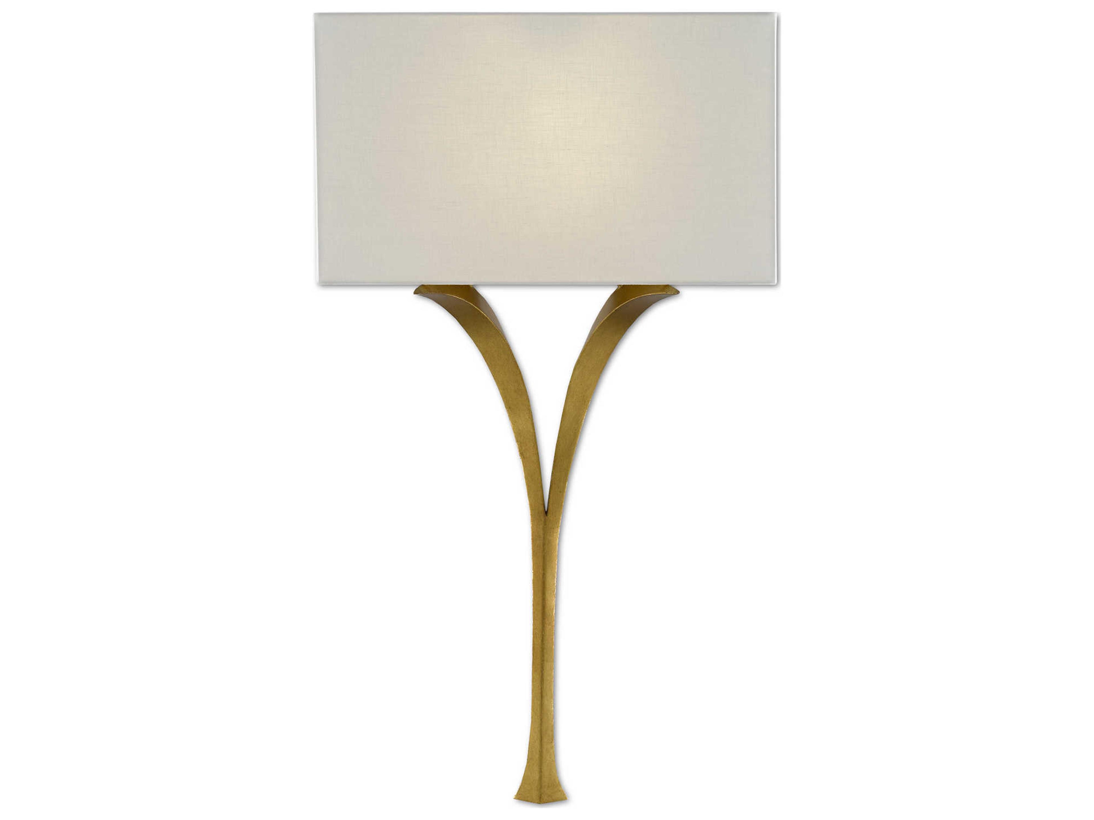 Luxecor Choisy 1-Light Antique Gold Leaf LED Wall Sconce