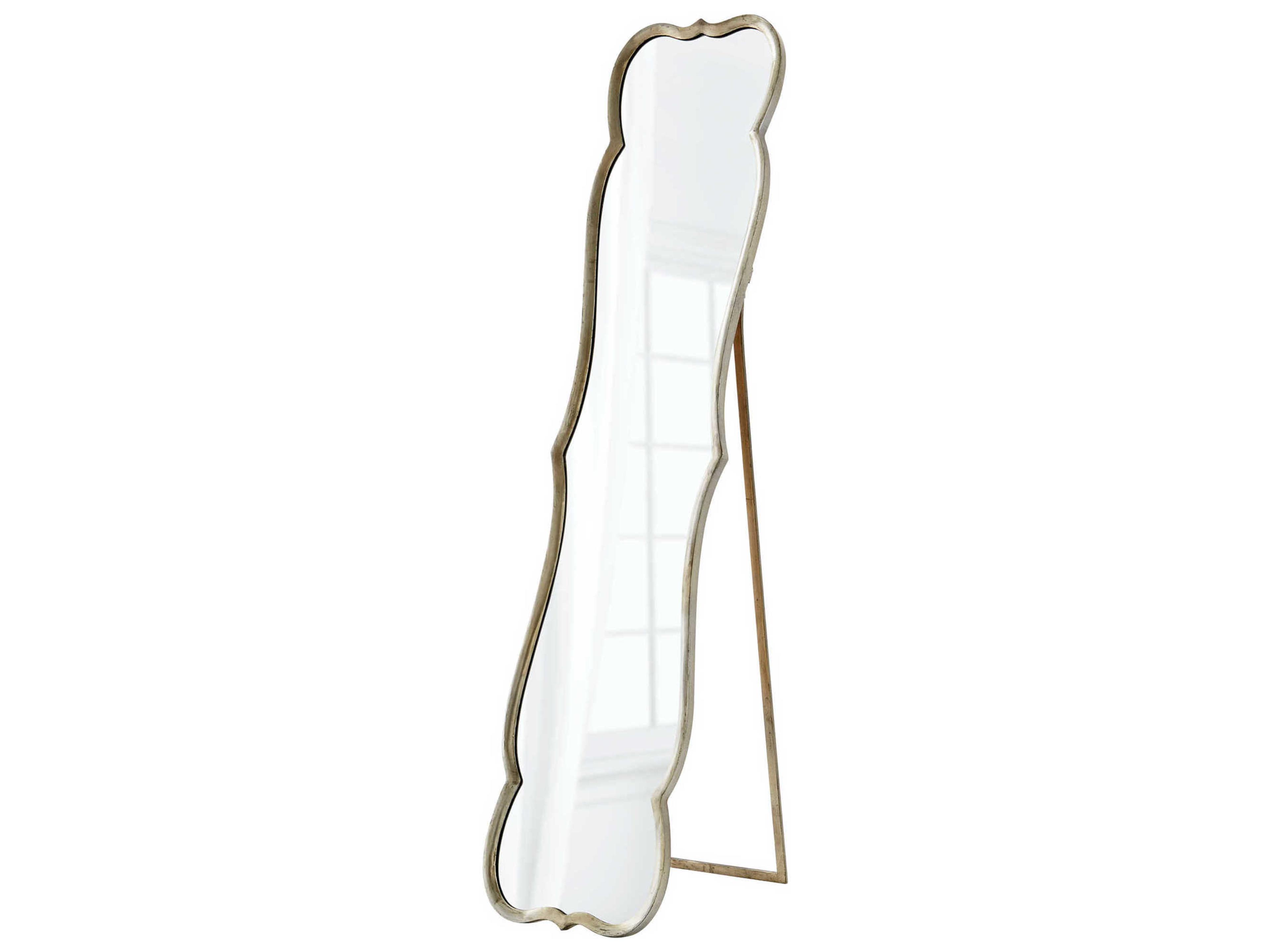 Cyan Design Malinda Silver Rectangular Floor Mirror