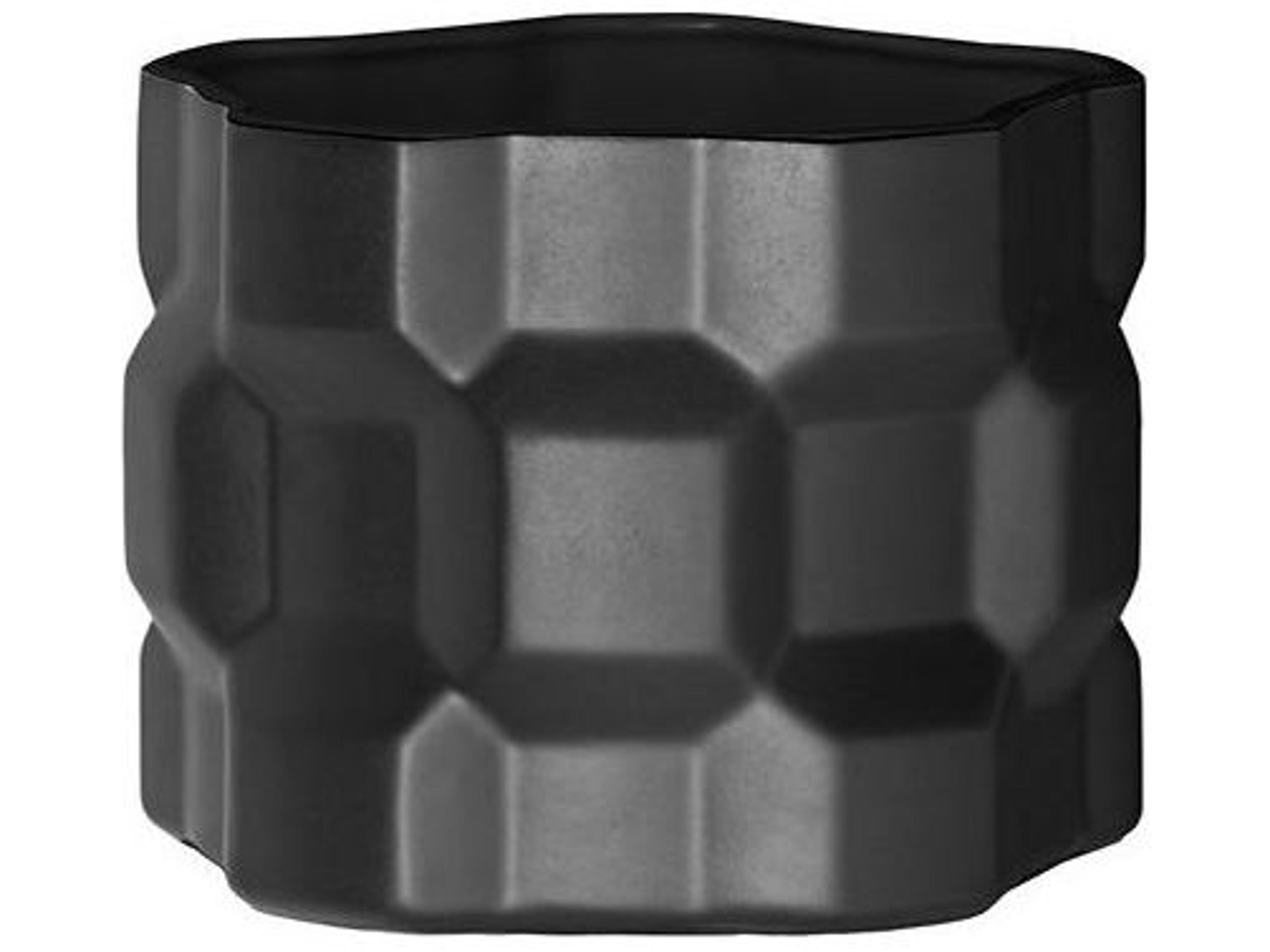 Driade Gear By Philippe Bestenheider Matt Black Vase