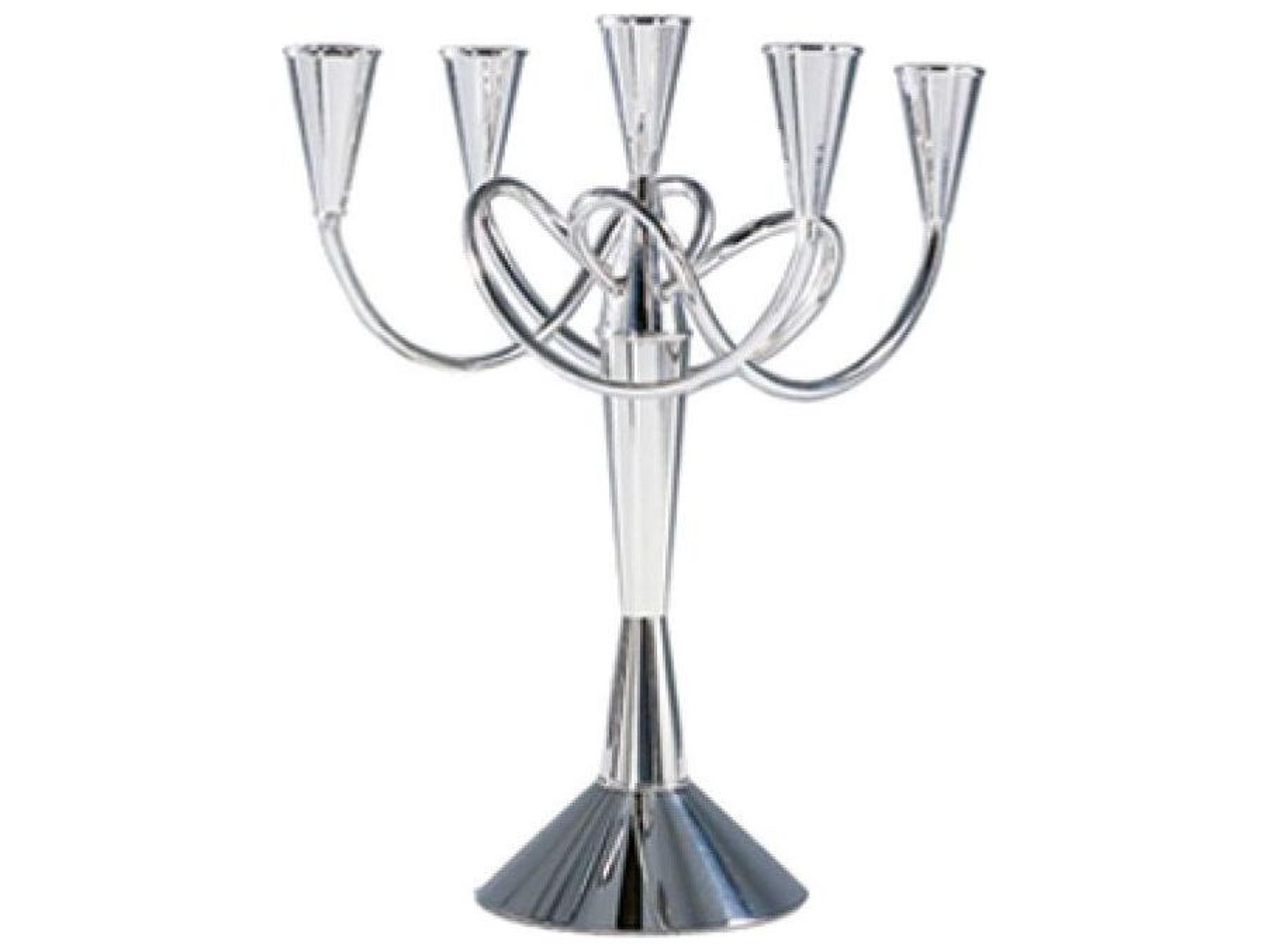 Driade Matthew Boulton I Polished Nickeled Brass Candleholder