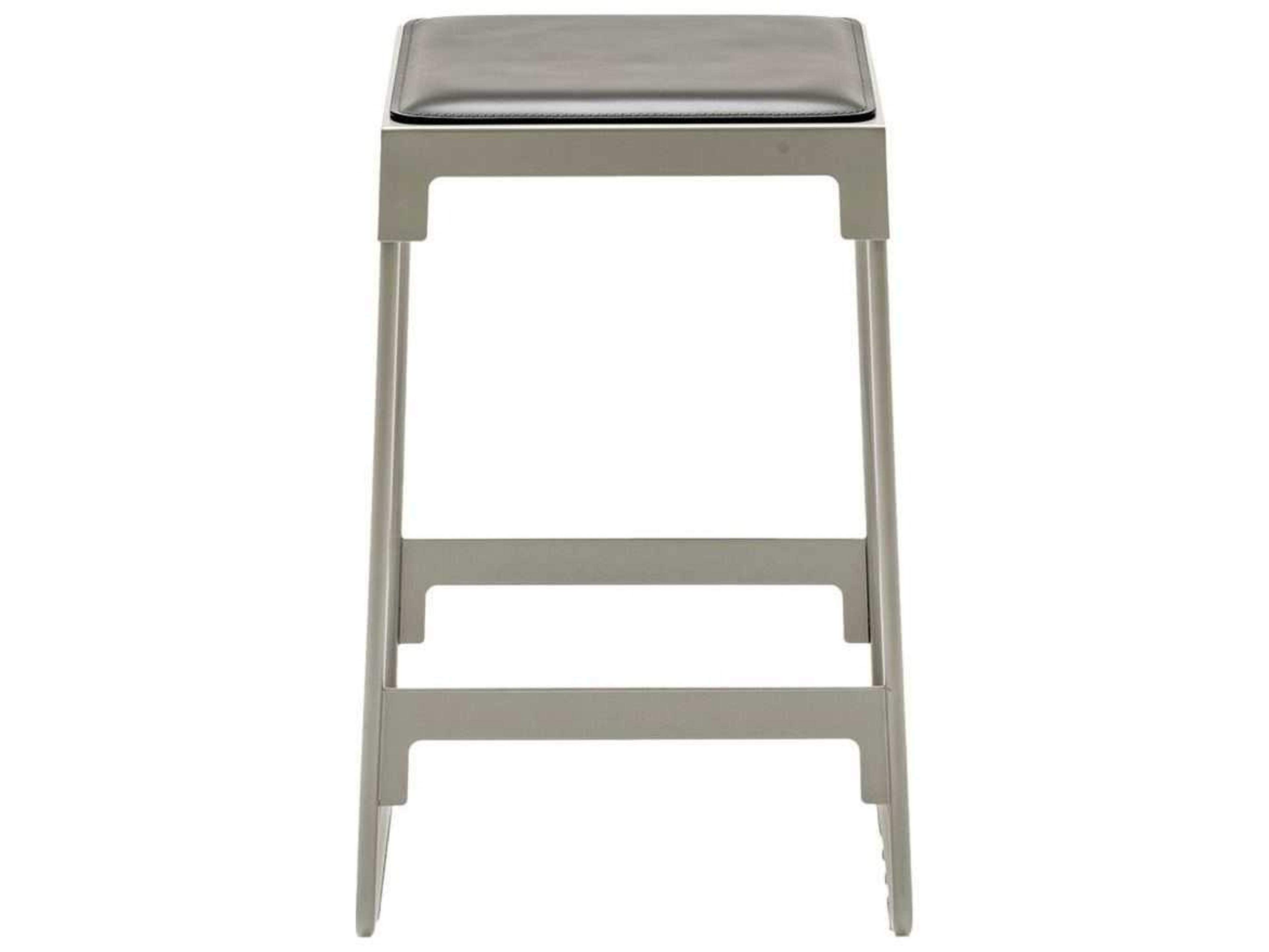 Driade Mingx By Konstantin Grcic Leather Counter Stool