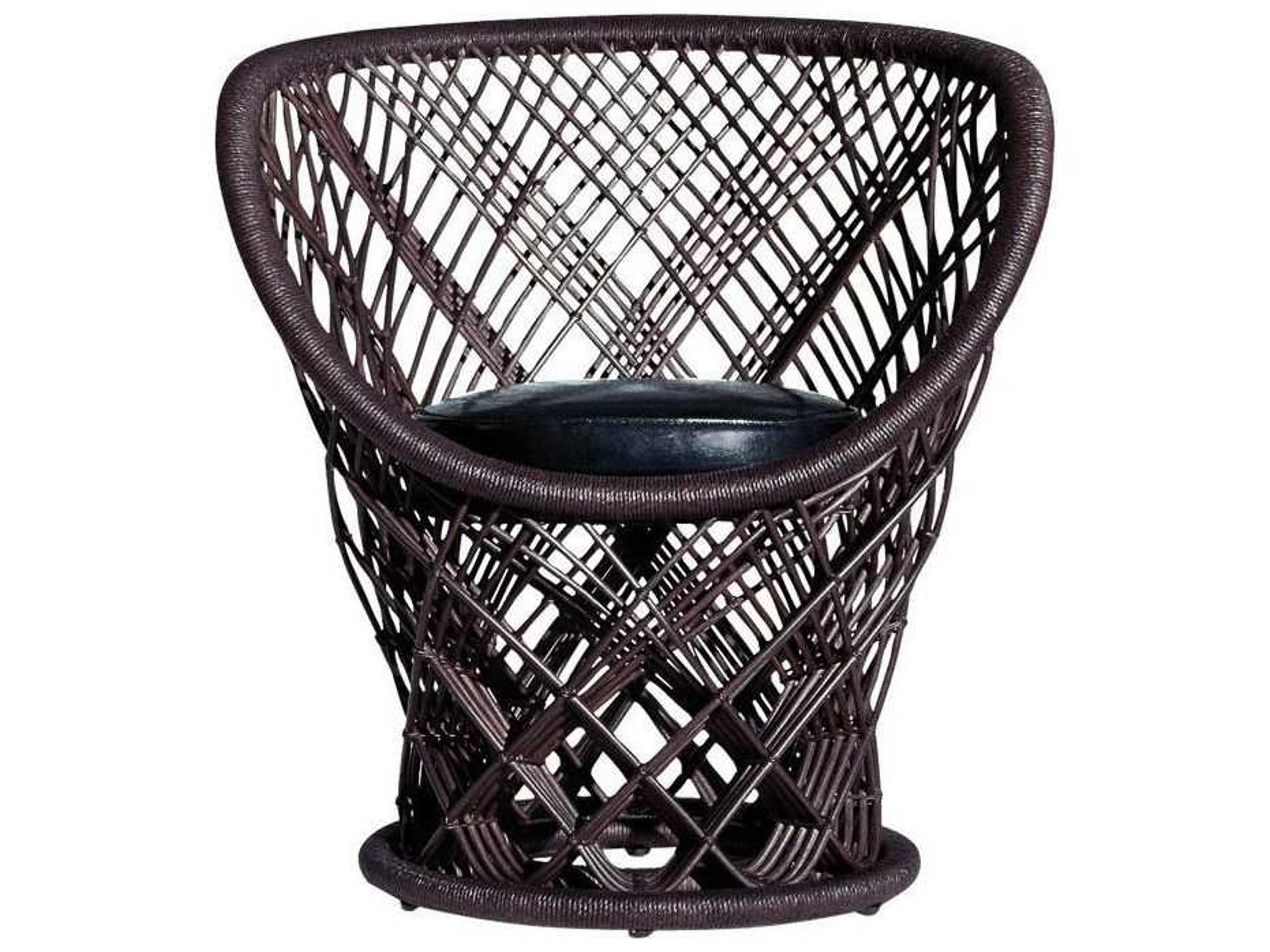 Driade Pavo By Patricia Urquiola Black Accent Chair