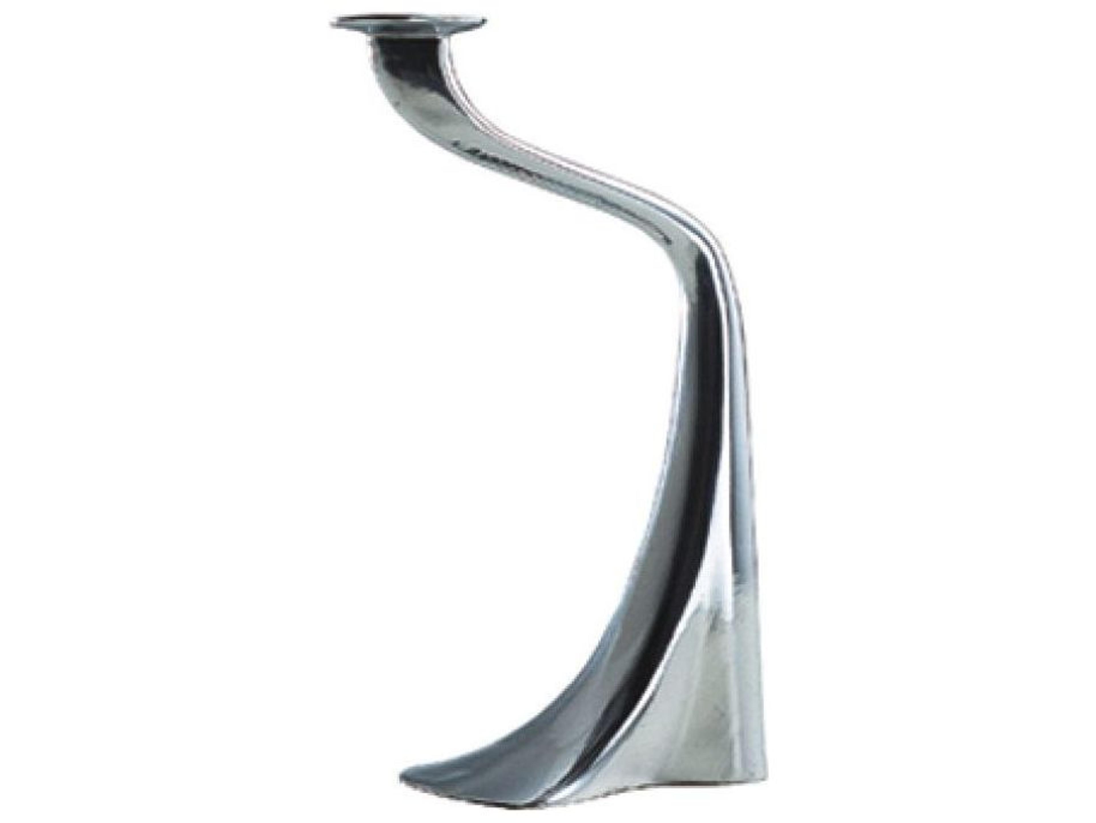 Driade Turner Polished Cast Aluminum Candleholder