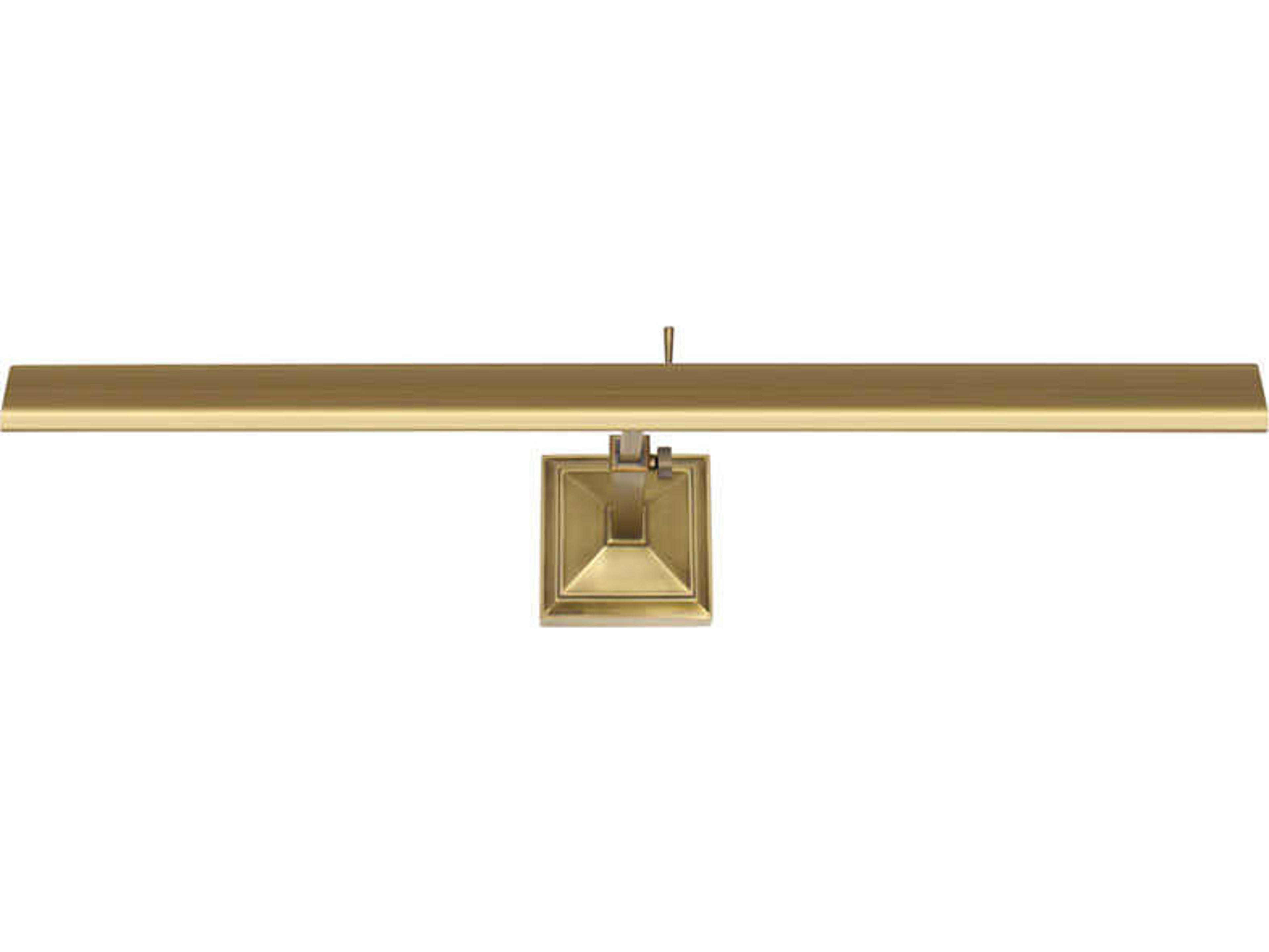 dweLED by WAC Lighting Hemmingway Burnished Brass 1-light LED Picture Light