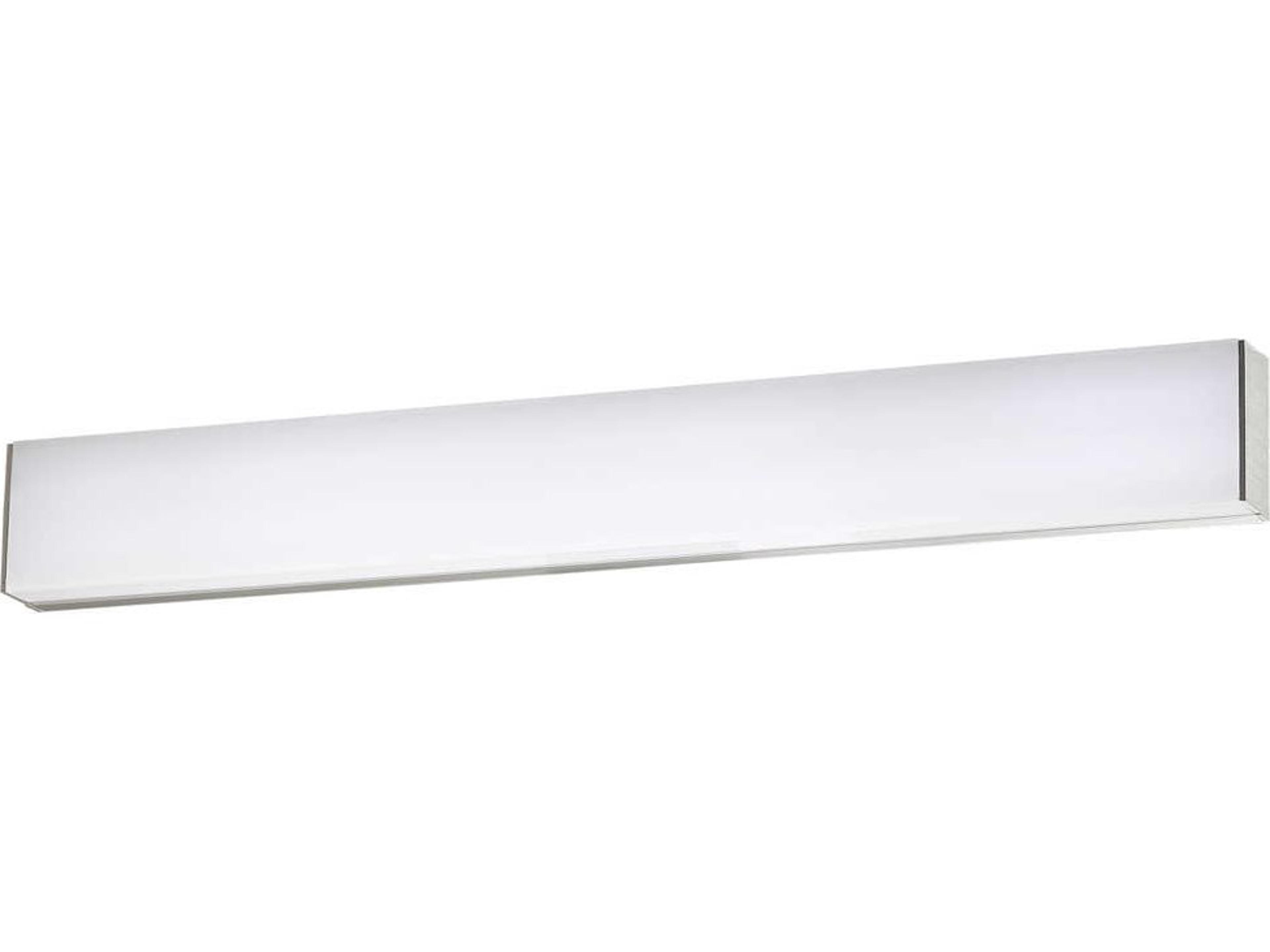 dweLED by WAC Lighting Strip 1-Light Brushed Aluminum Gray LED Vanity Light