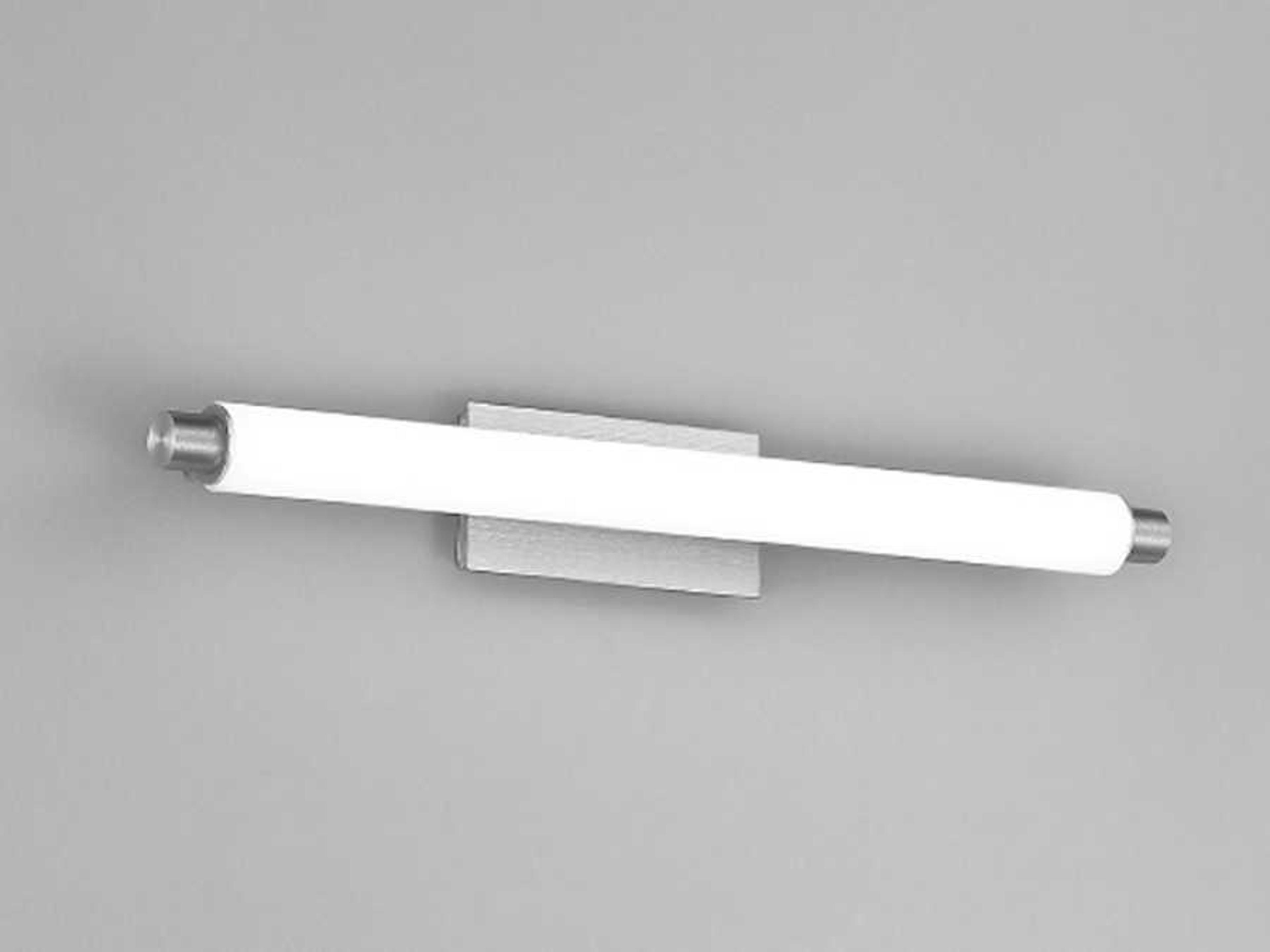 dweLED by WAC Lighting Vista 1-Light Brushed Aluminum Silver LED Vanity Light