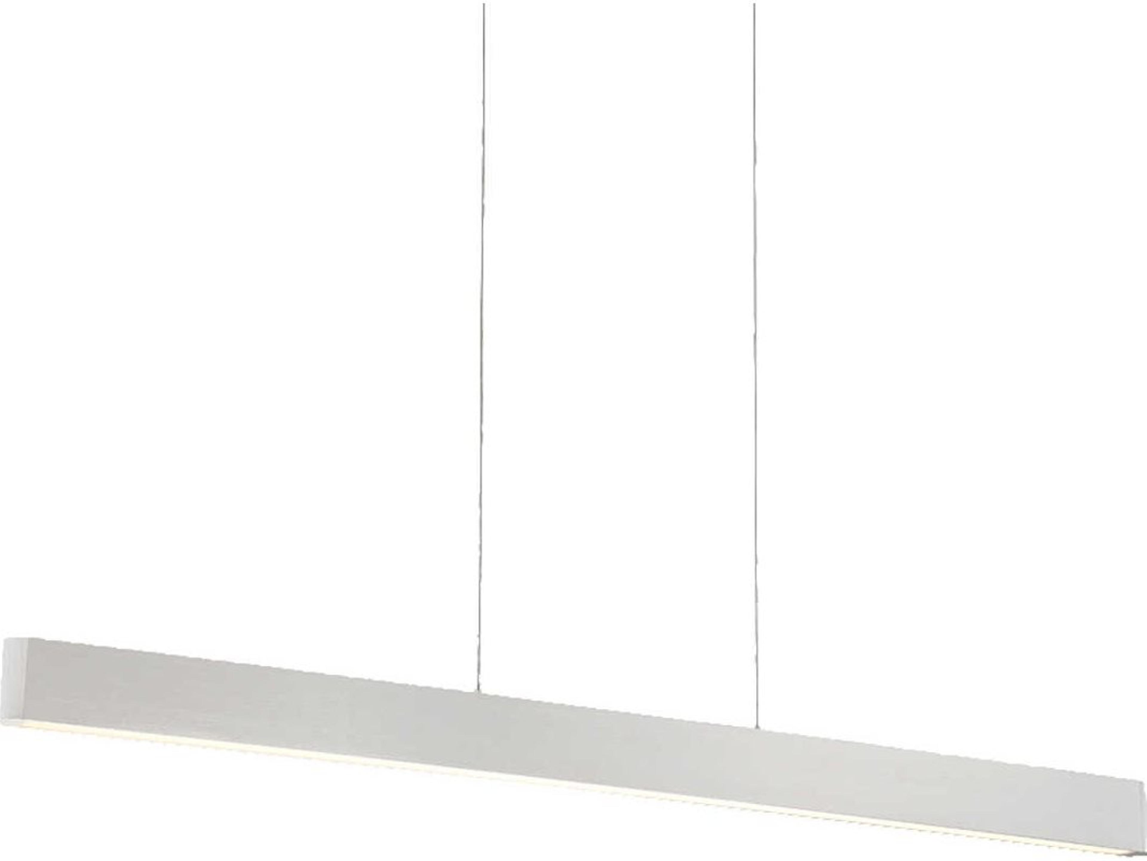 dweLED by WAC Lighting Volo 1-Light Brushed Aluminum Silver LED Linear Island Pendant