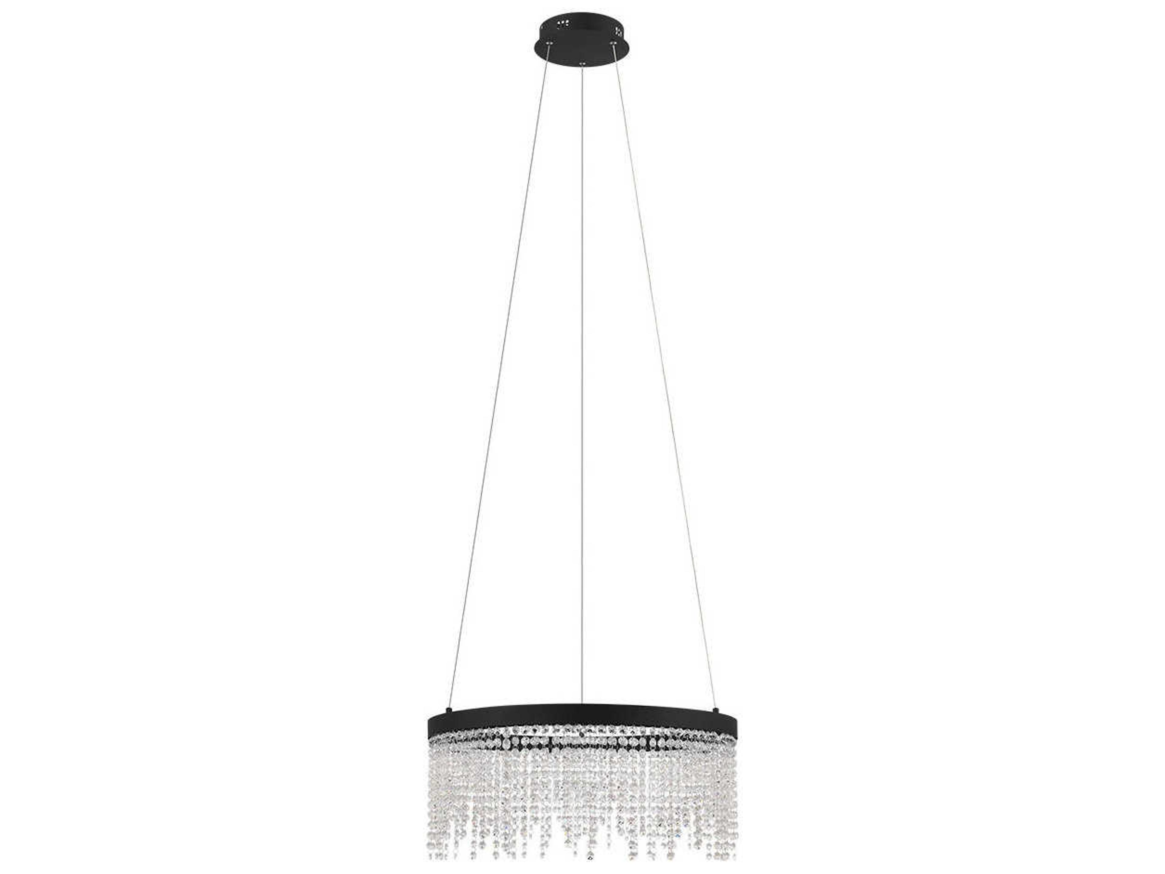 Antelao Black Round Pendant