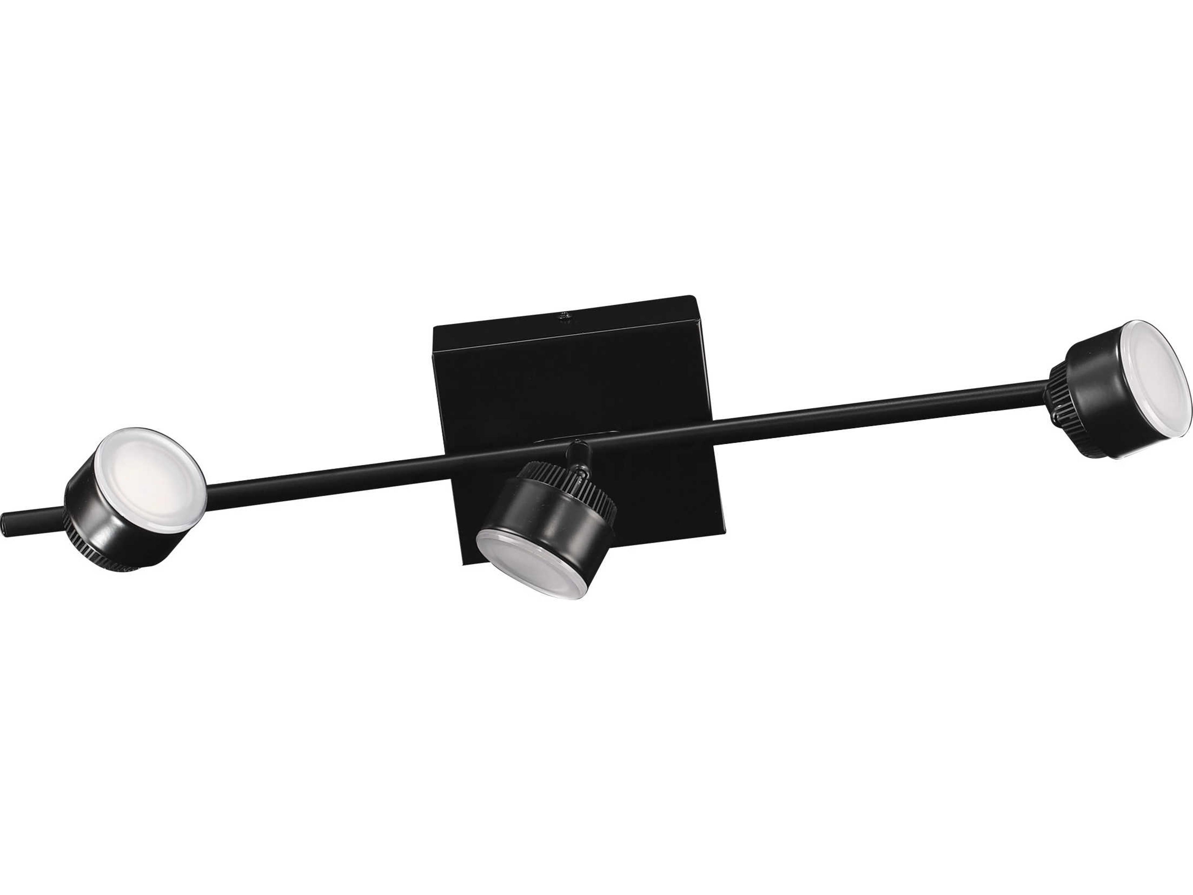 Eglo Armento 3-Light Black Round Track & Rail Light