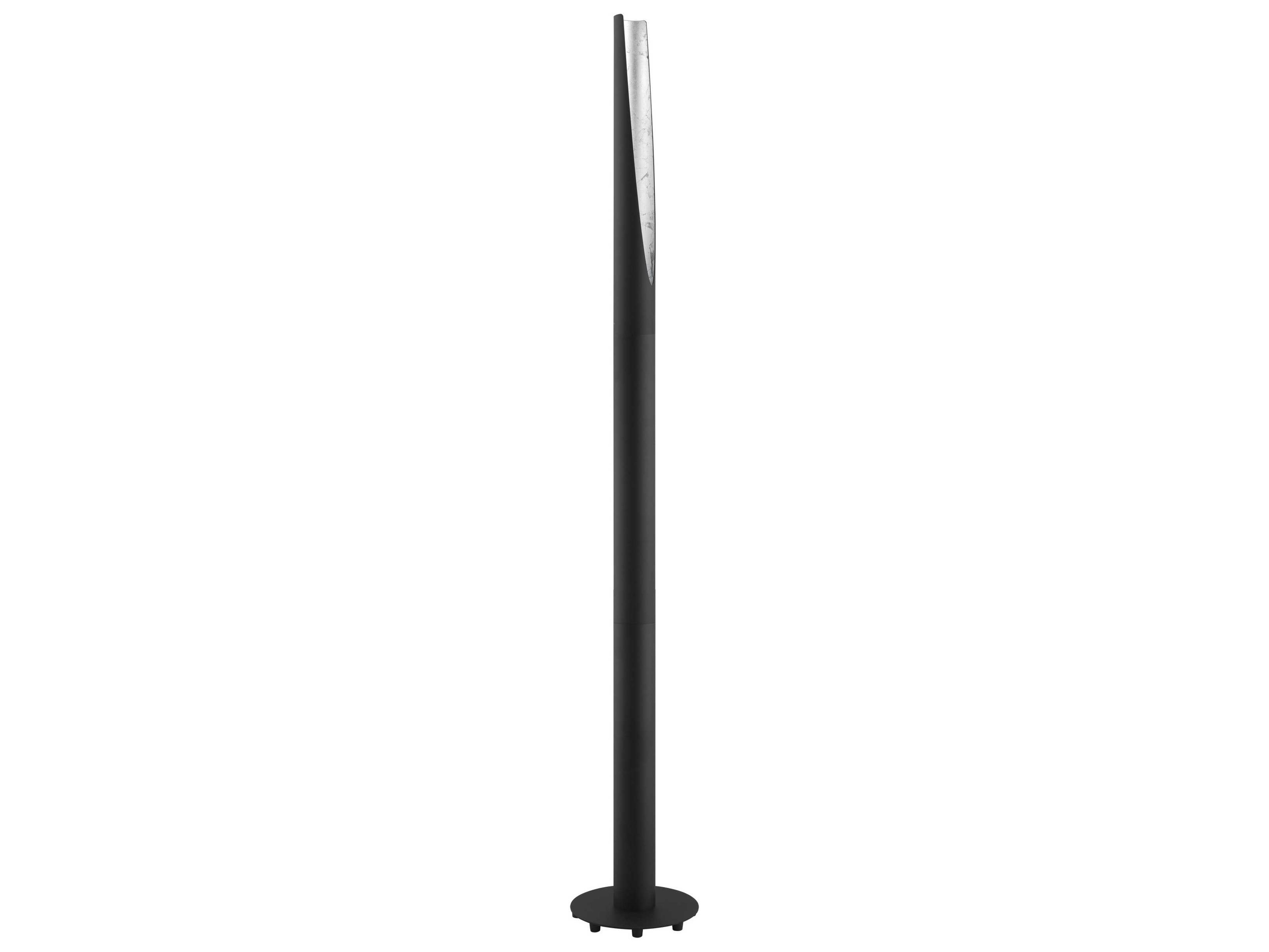 Eglo Barbotto Black Silver Metal Floor Lamp