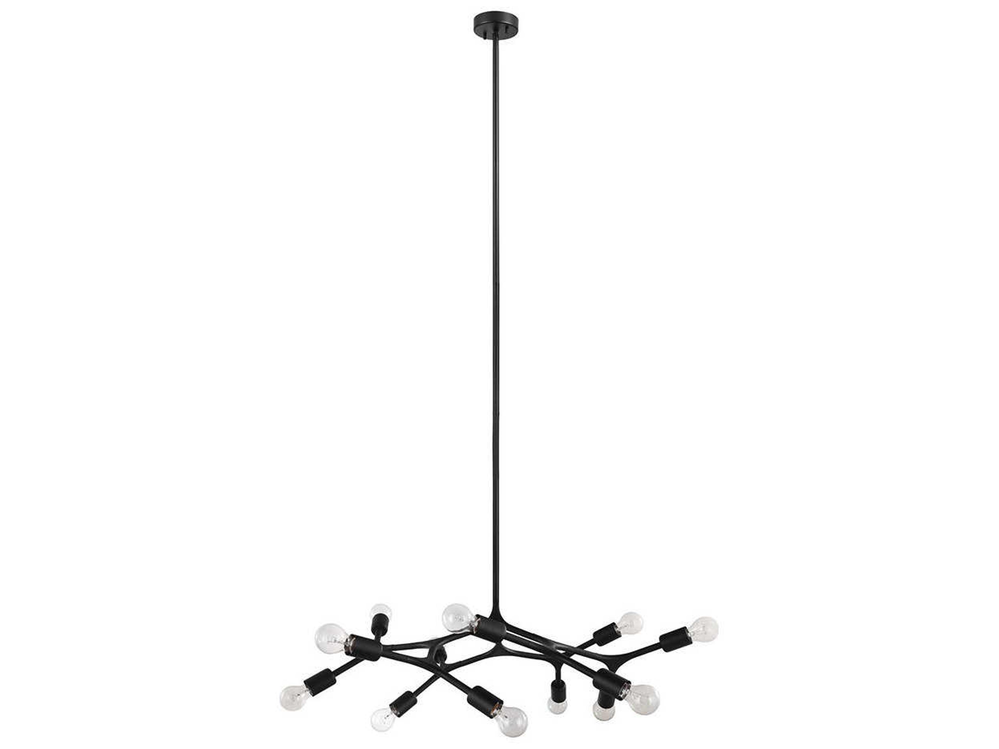 Eglo Bocadella 12-Light Black Pendant