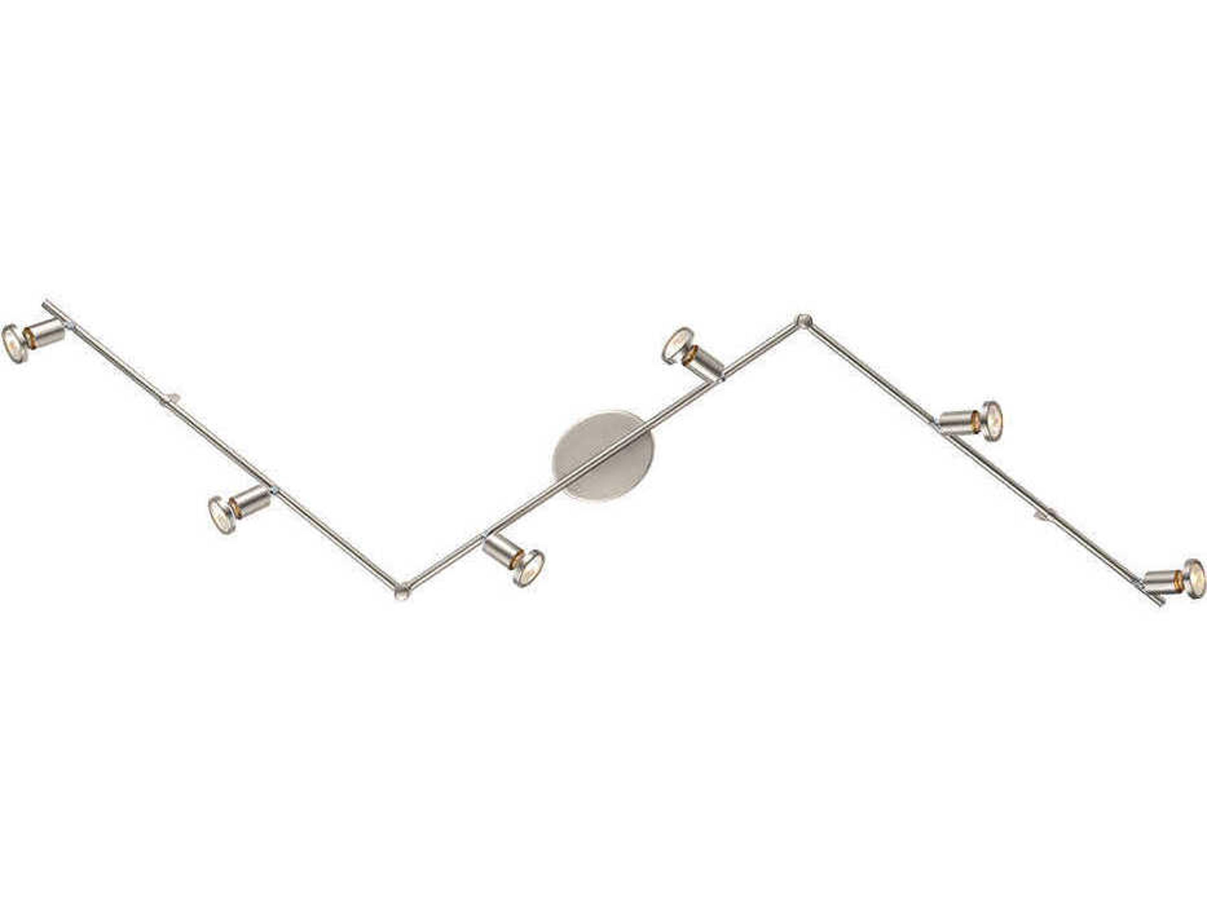 Eglo Buzz 6-Light Matte Nickel Track & Rail Light