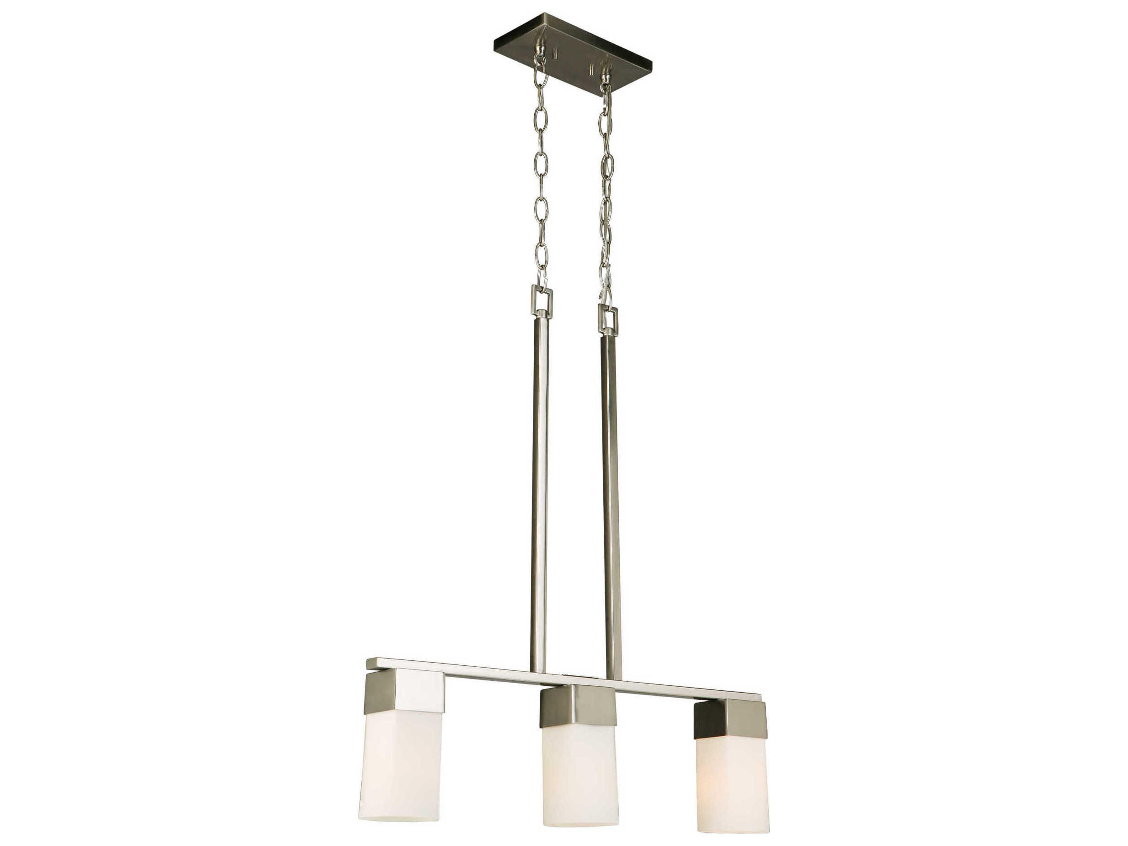 Eglo Ciara Springs 3-Light Brushed Nickel Island Pendant