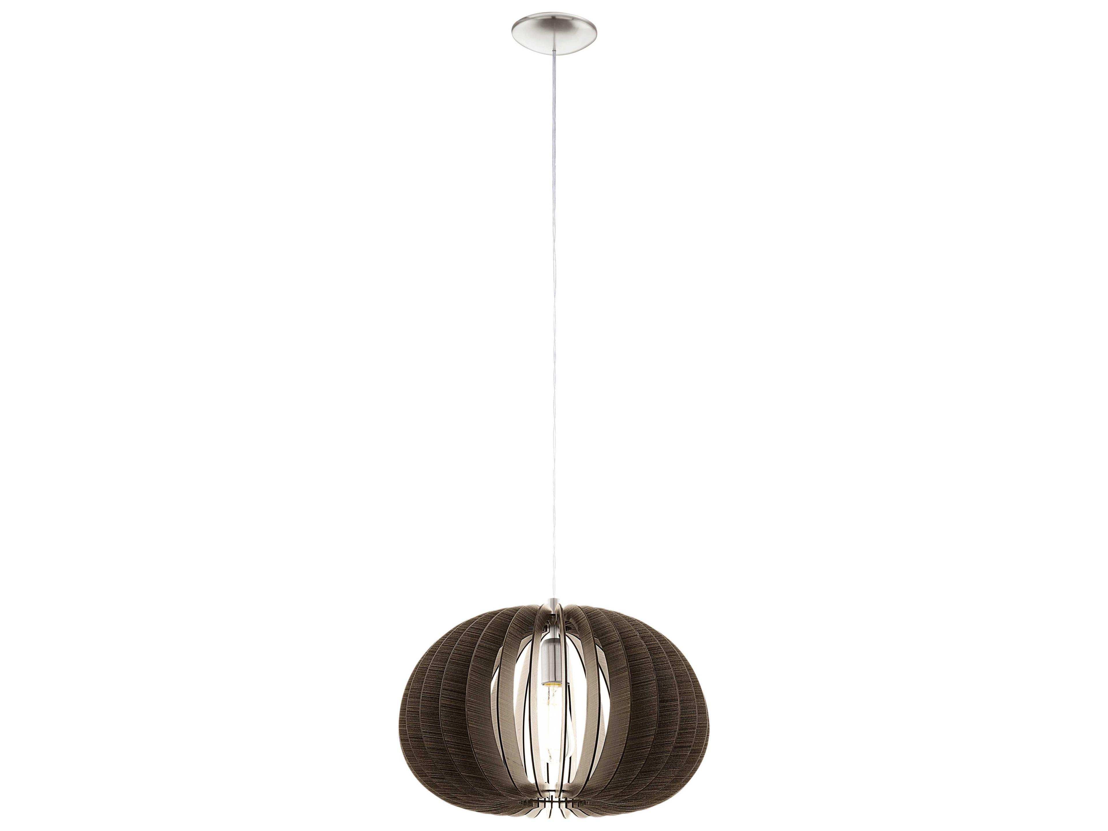 Eglo Cossano 1-Light Matte Nickel Pendant