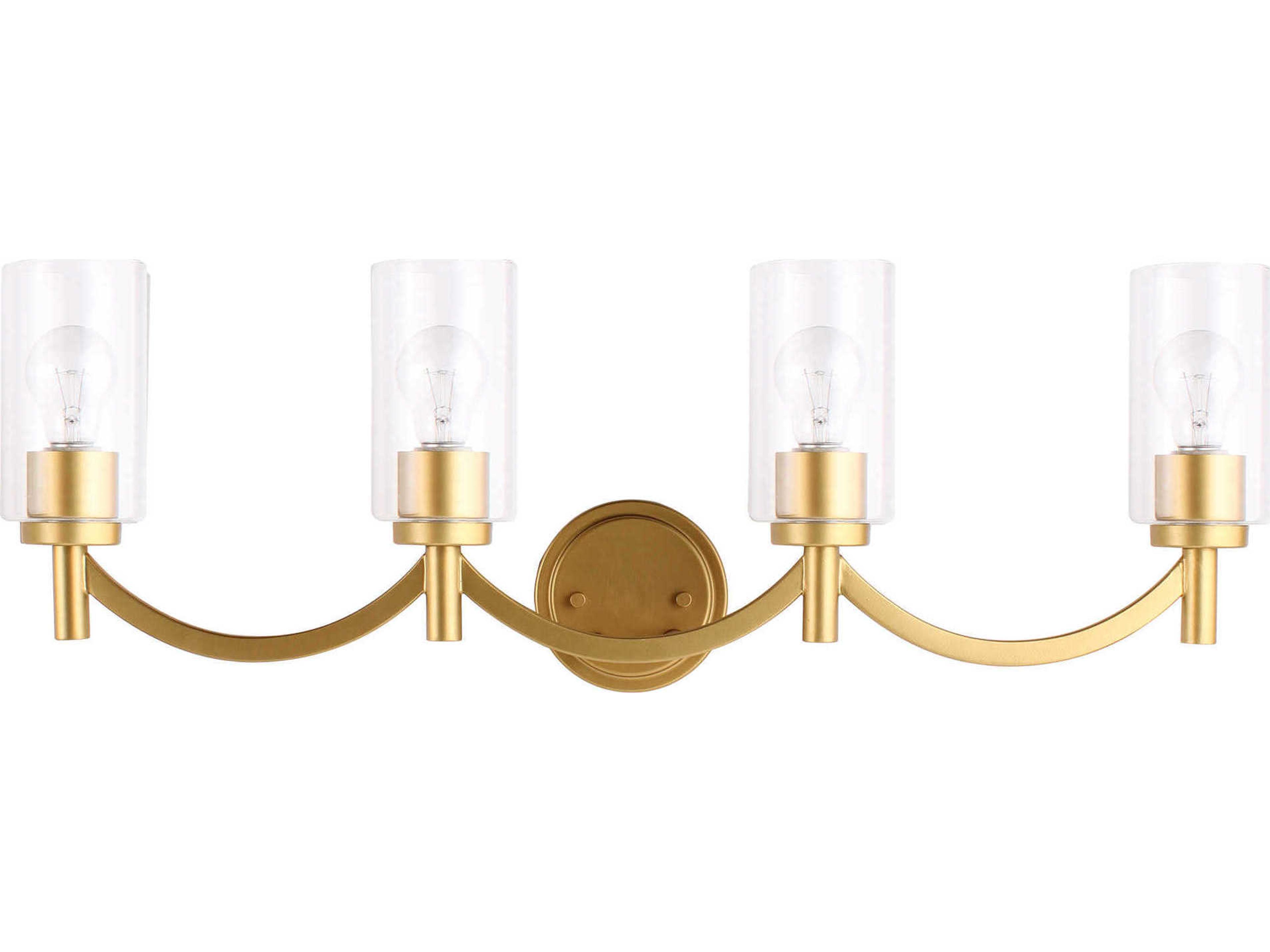 Eglo Devora 4-Light Antique Gold Vanity Light
