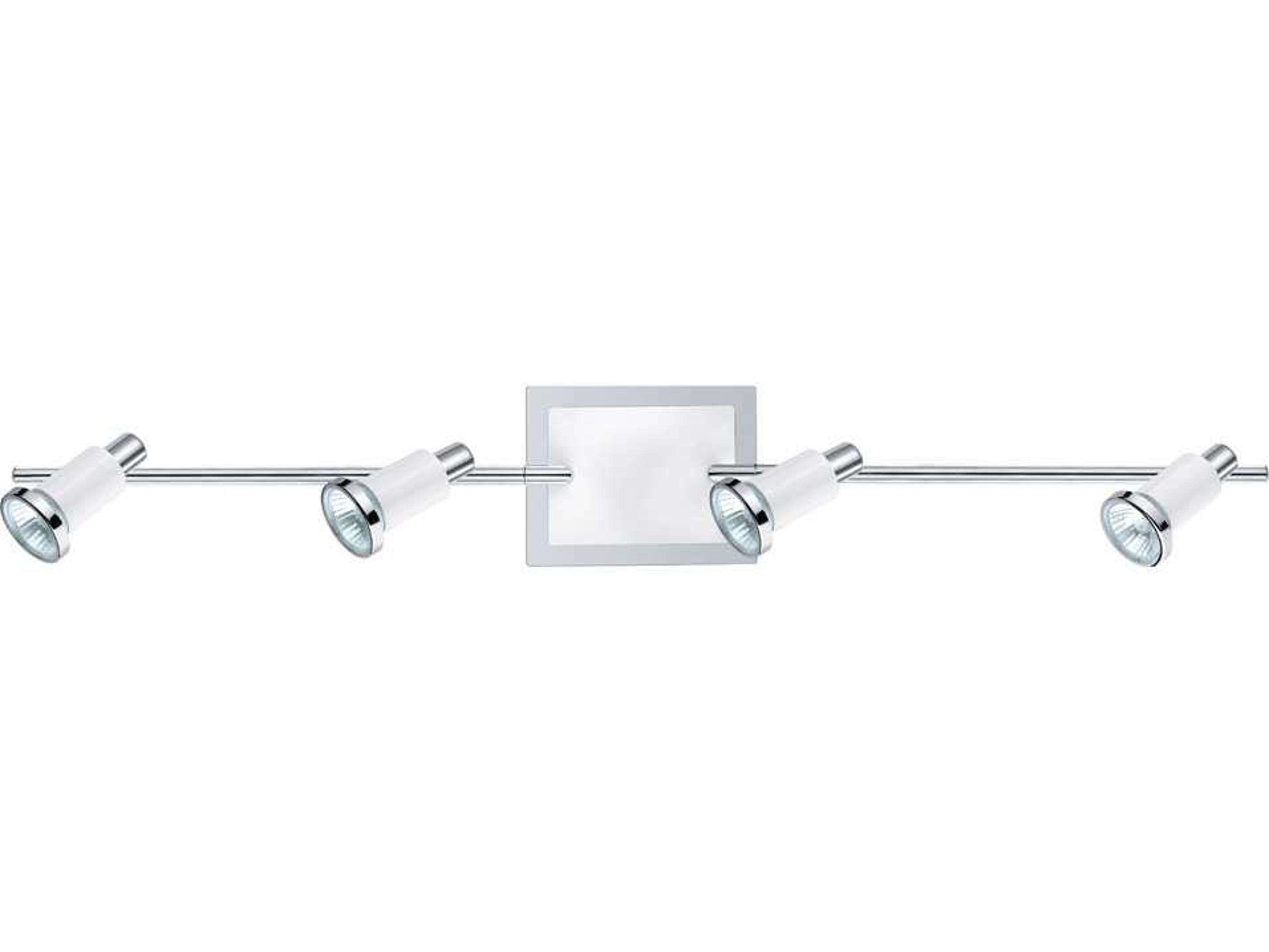 Eglo Eridan 4-Light Chrome Glossy White Track & Rail Light