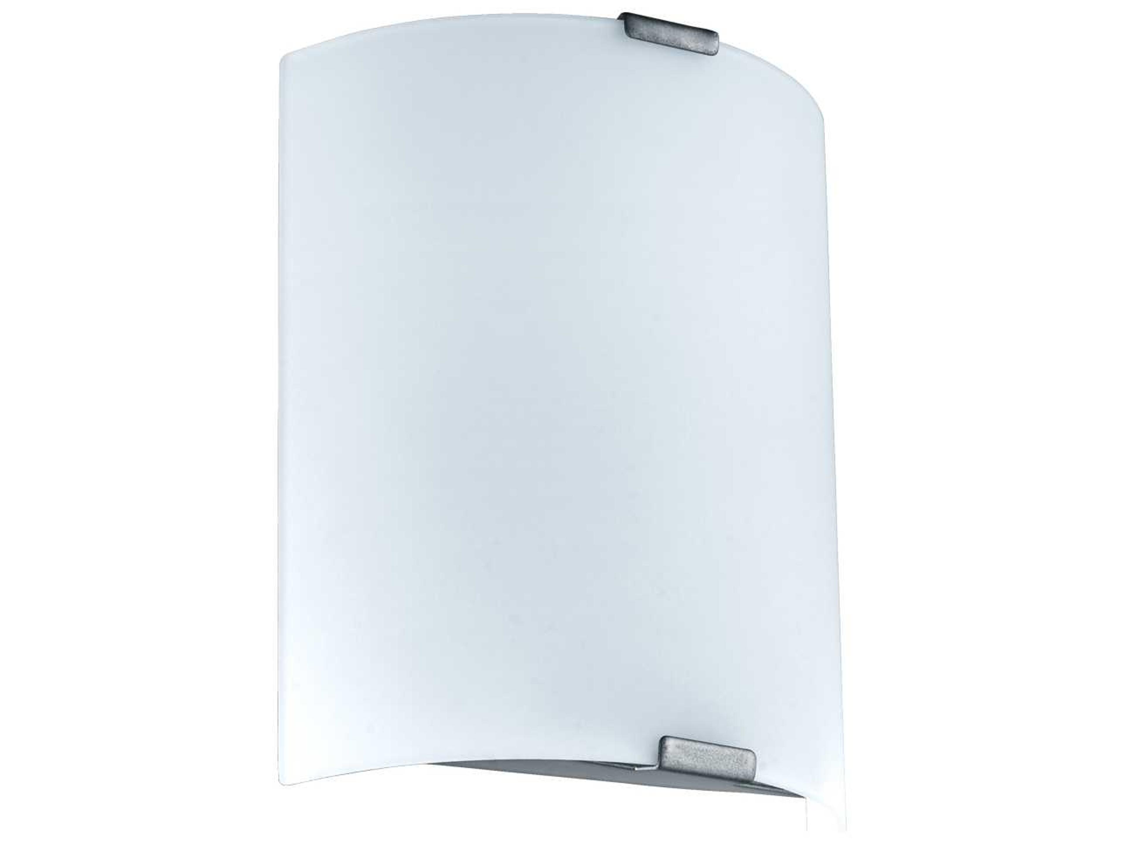 Eglo Grafik 1-Light Silver Wall Sconce
