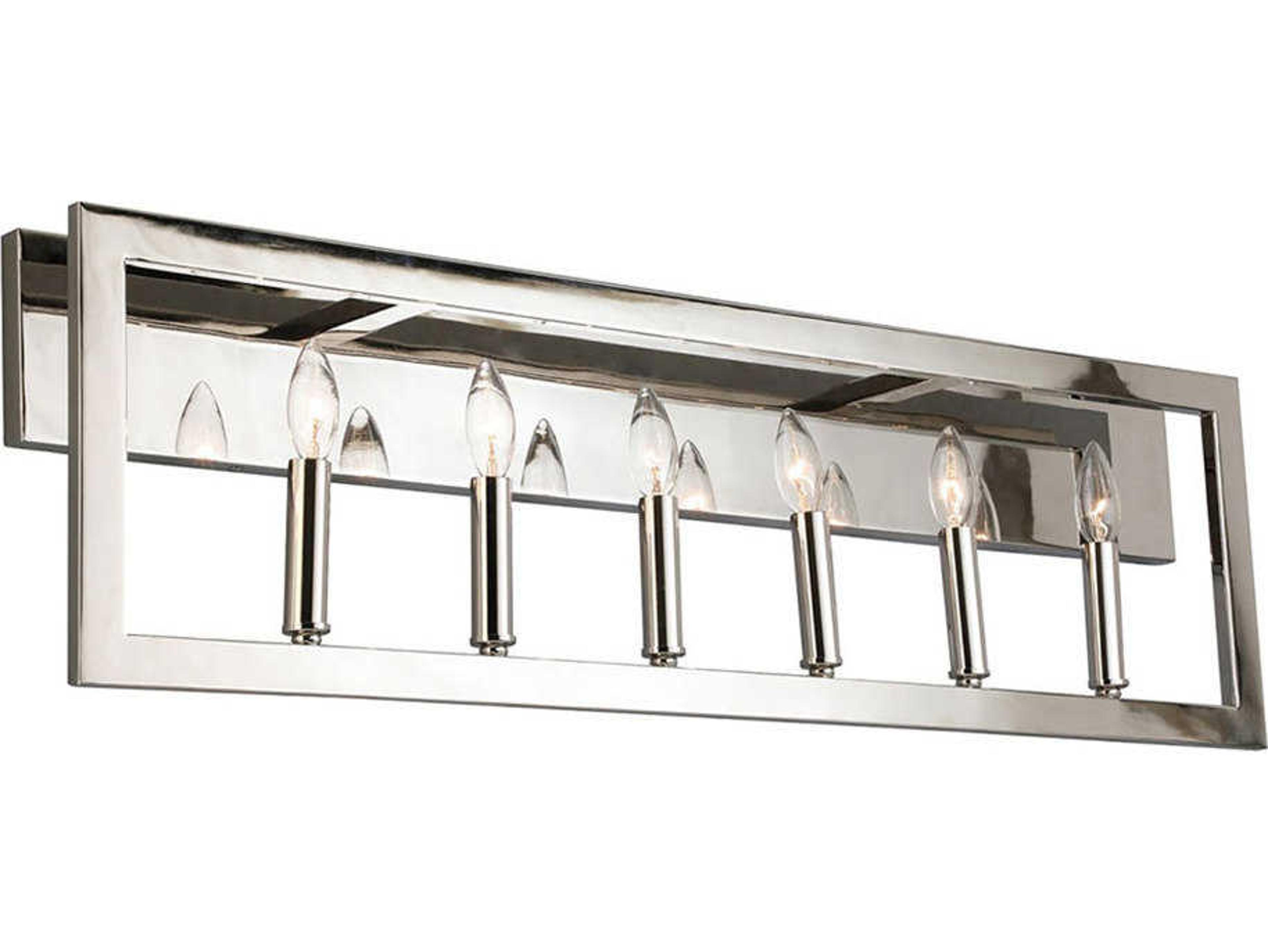Eglo Jordan 6-Light Satin Nickel Vanity Light
