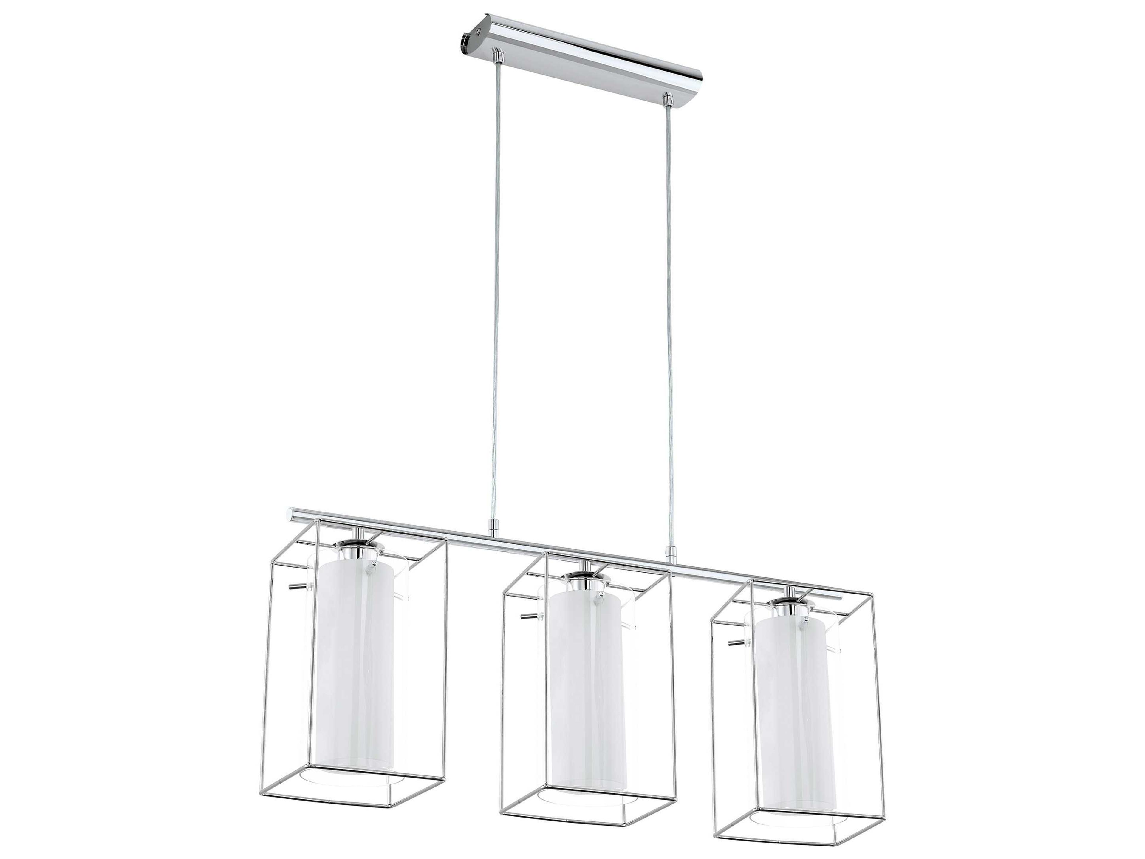 Eglo Lombes 3-Light Chrome Island Pendant