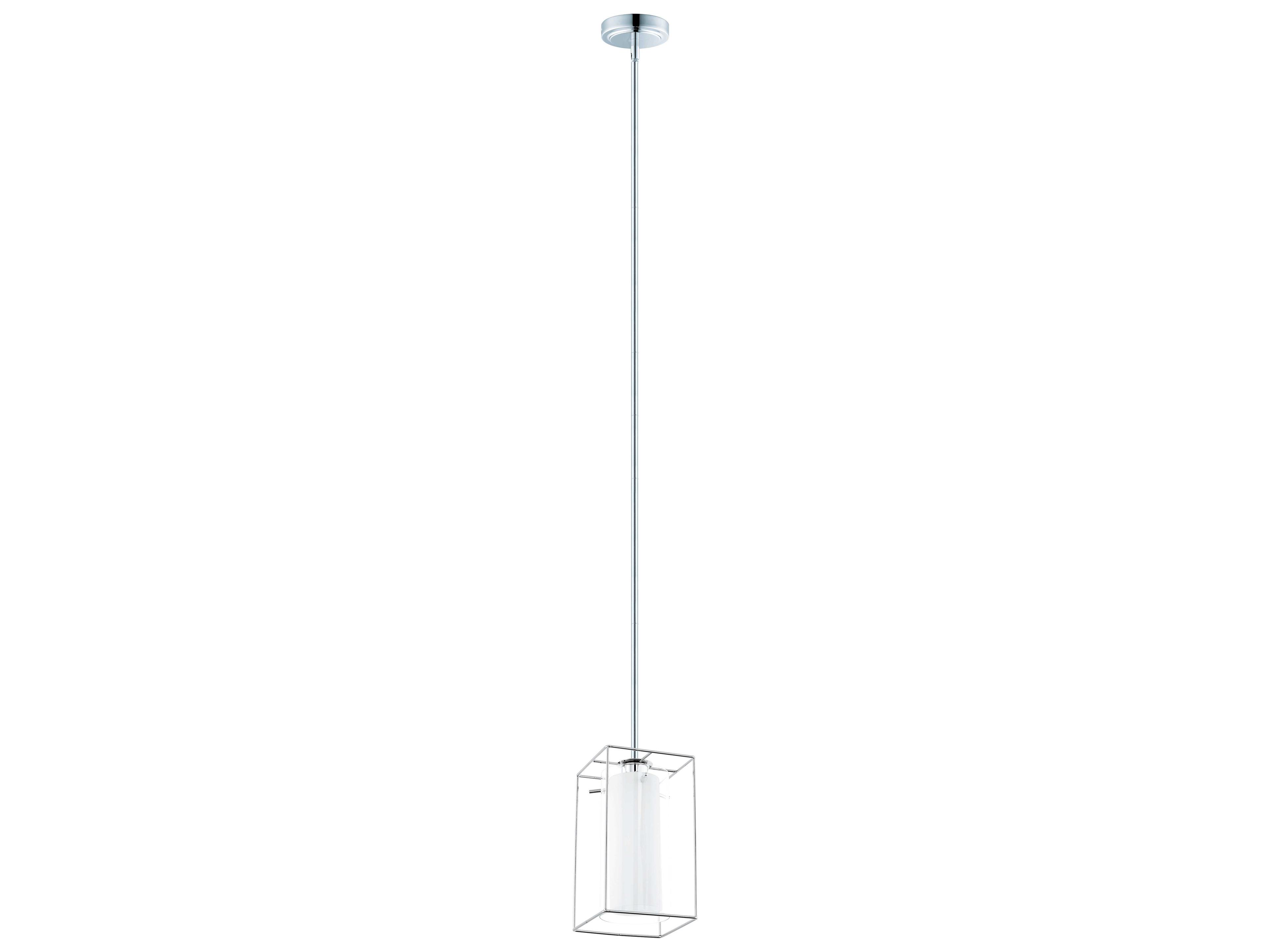 Eglo Lombes 1-Light Chrome Cylinder Mini Pendant