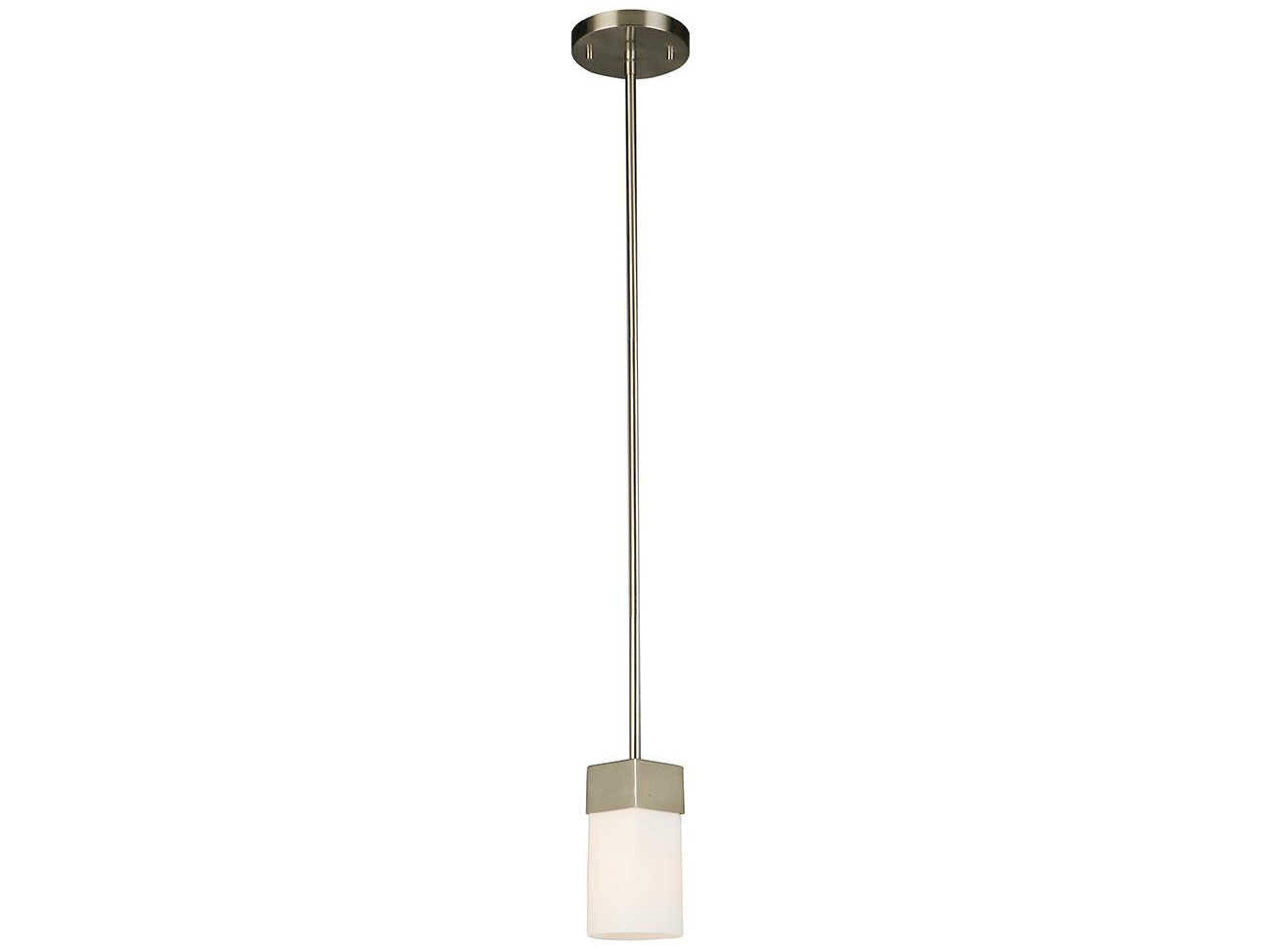 Eglo Novela 1-Light Brushed Nickel Mini Pendant