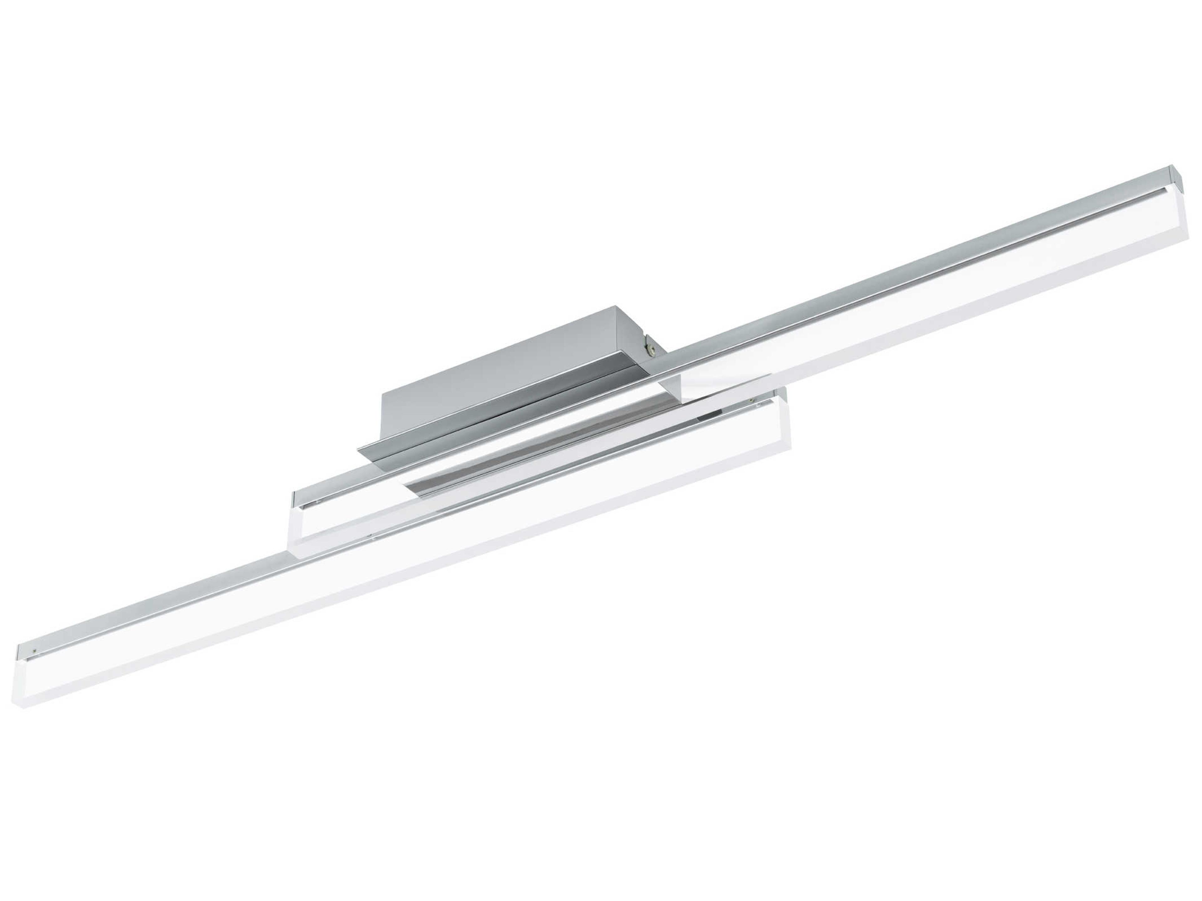 Eglo Palmital 1-Light Chrome Linear Semi Flush Mount