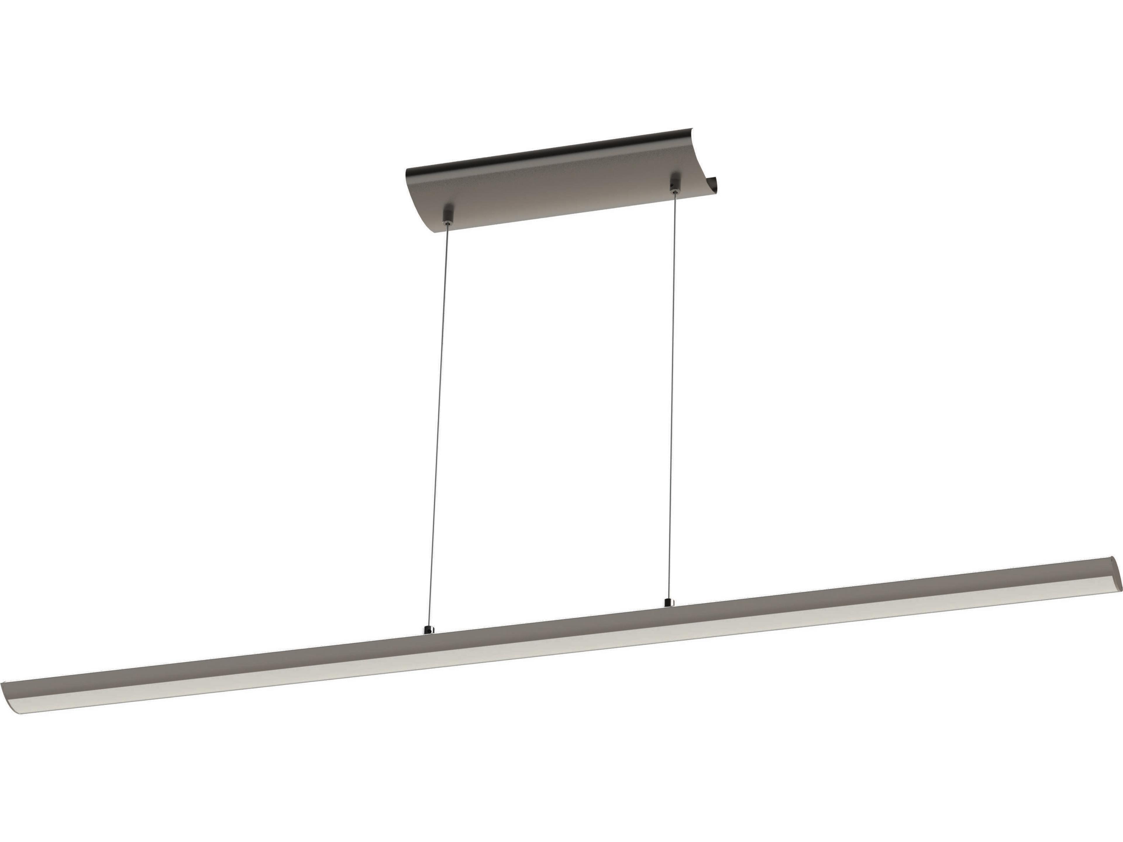 Eglo Pellaro 3-Light Matte Black Linear Island Pendant