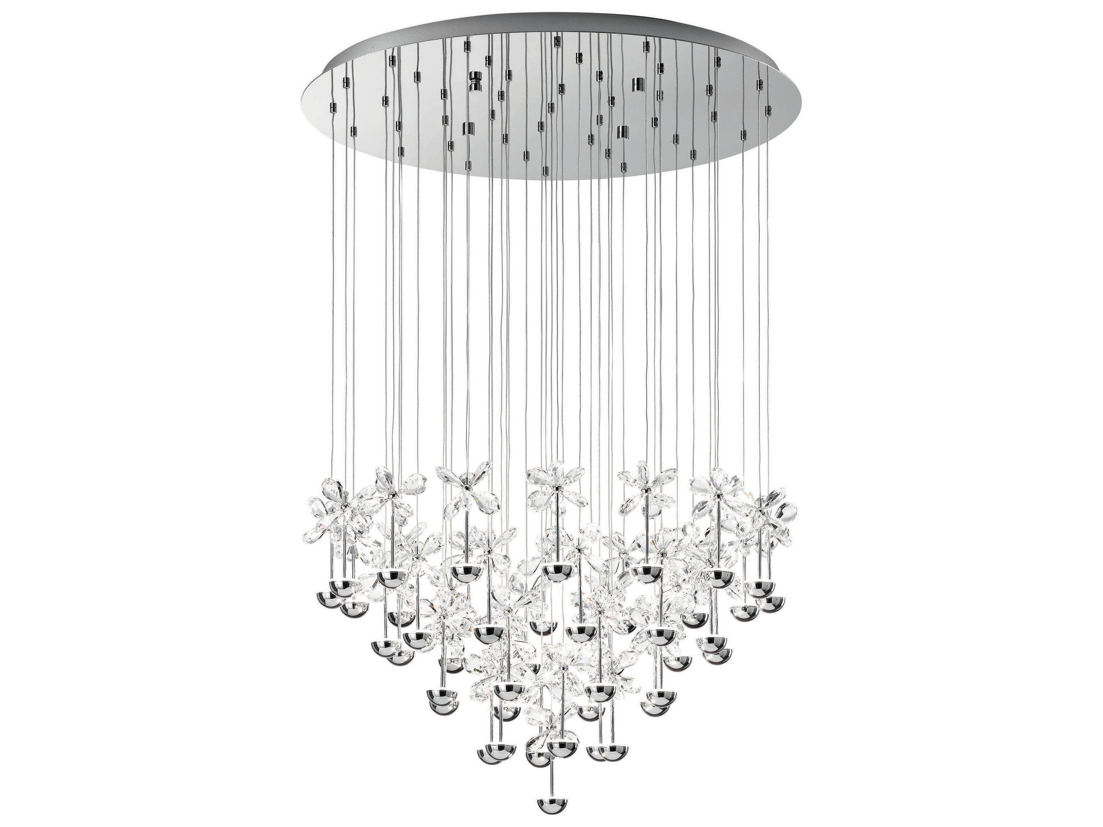 Eglo Pianopoli 43-Light Chrome Pendant