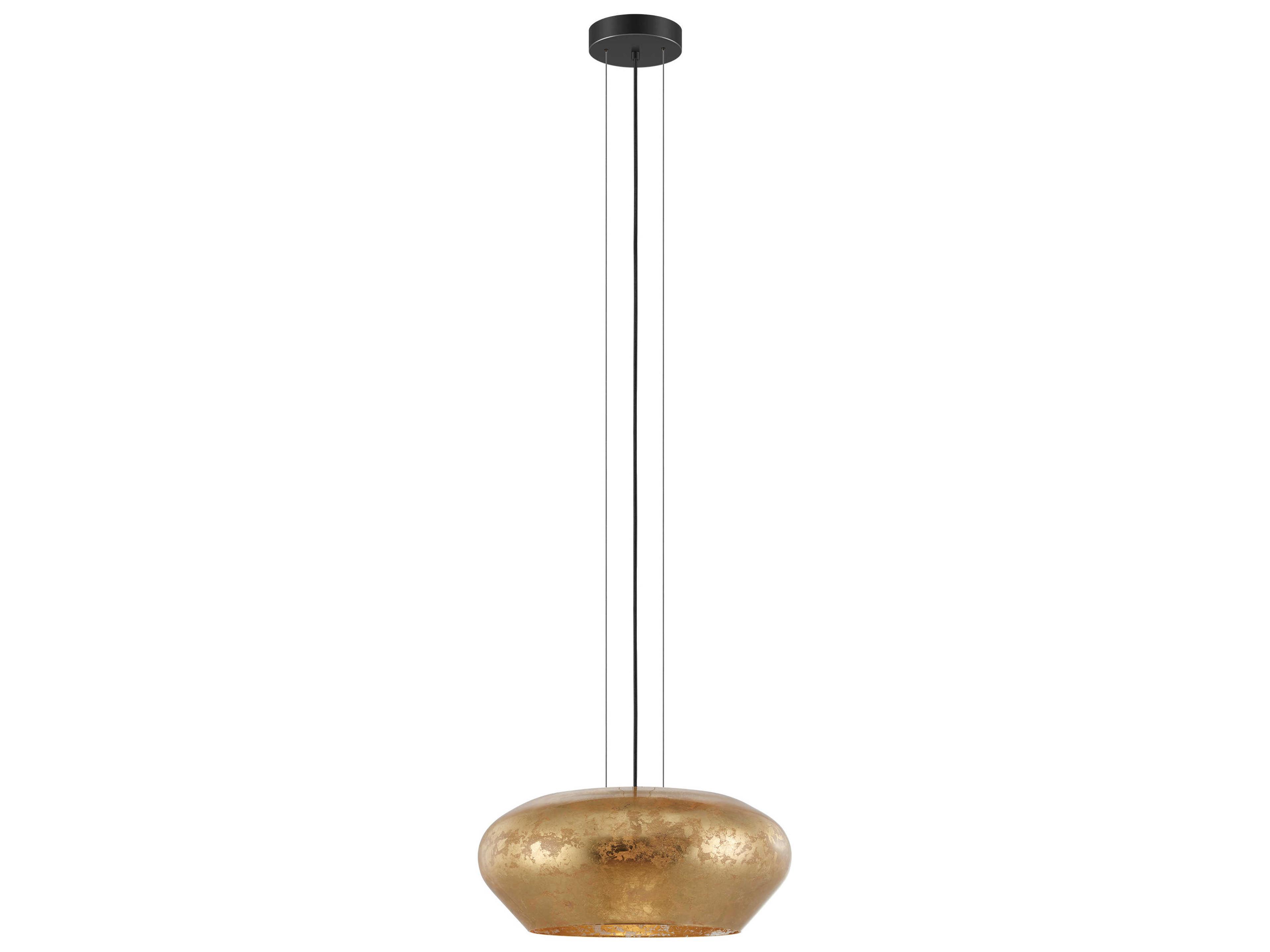Priorat 3-Light Black Gold Pendant