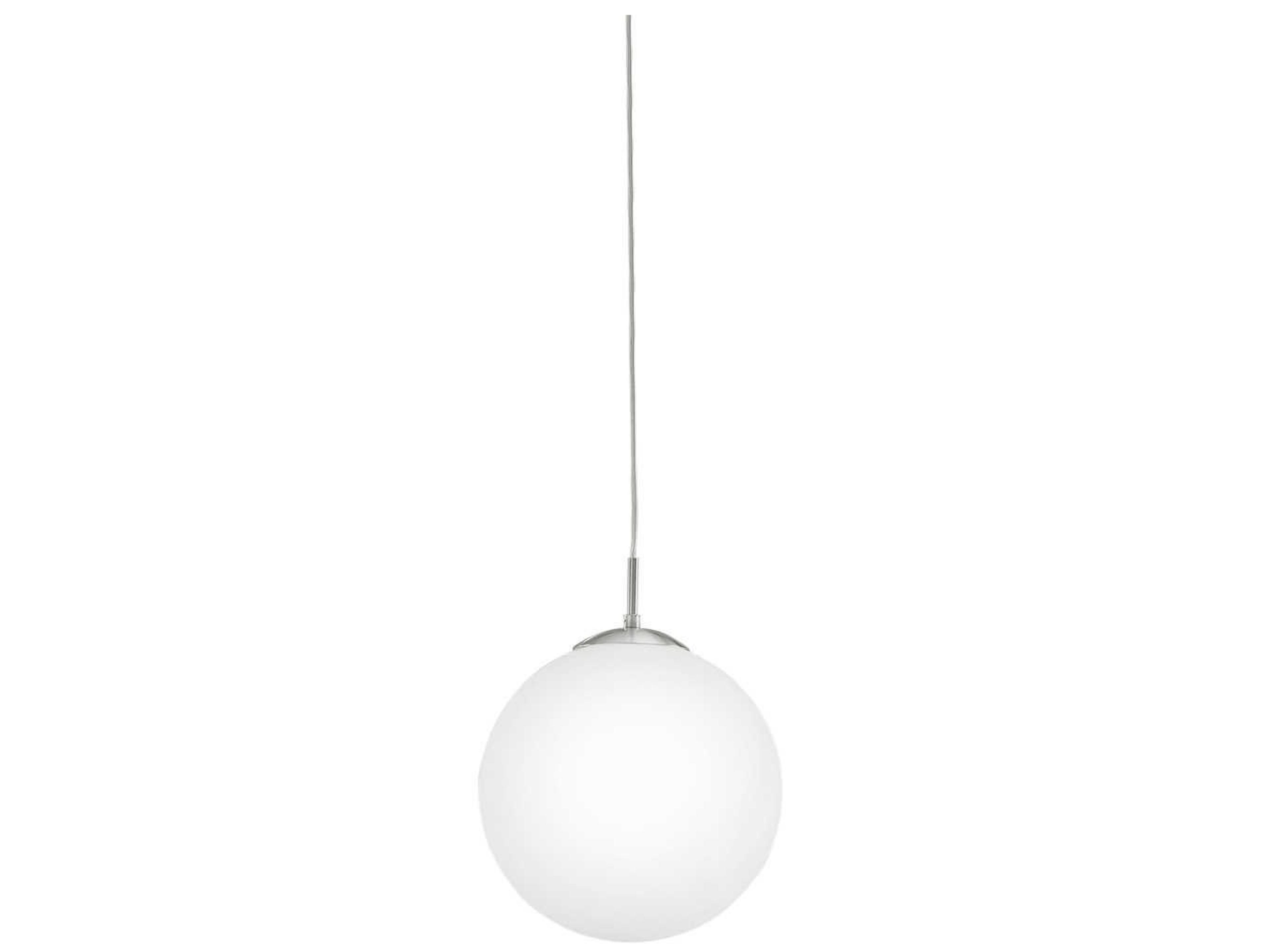 Eglo Rondo 1-Light Matte Nickel Globe Mini Pendant