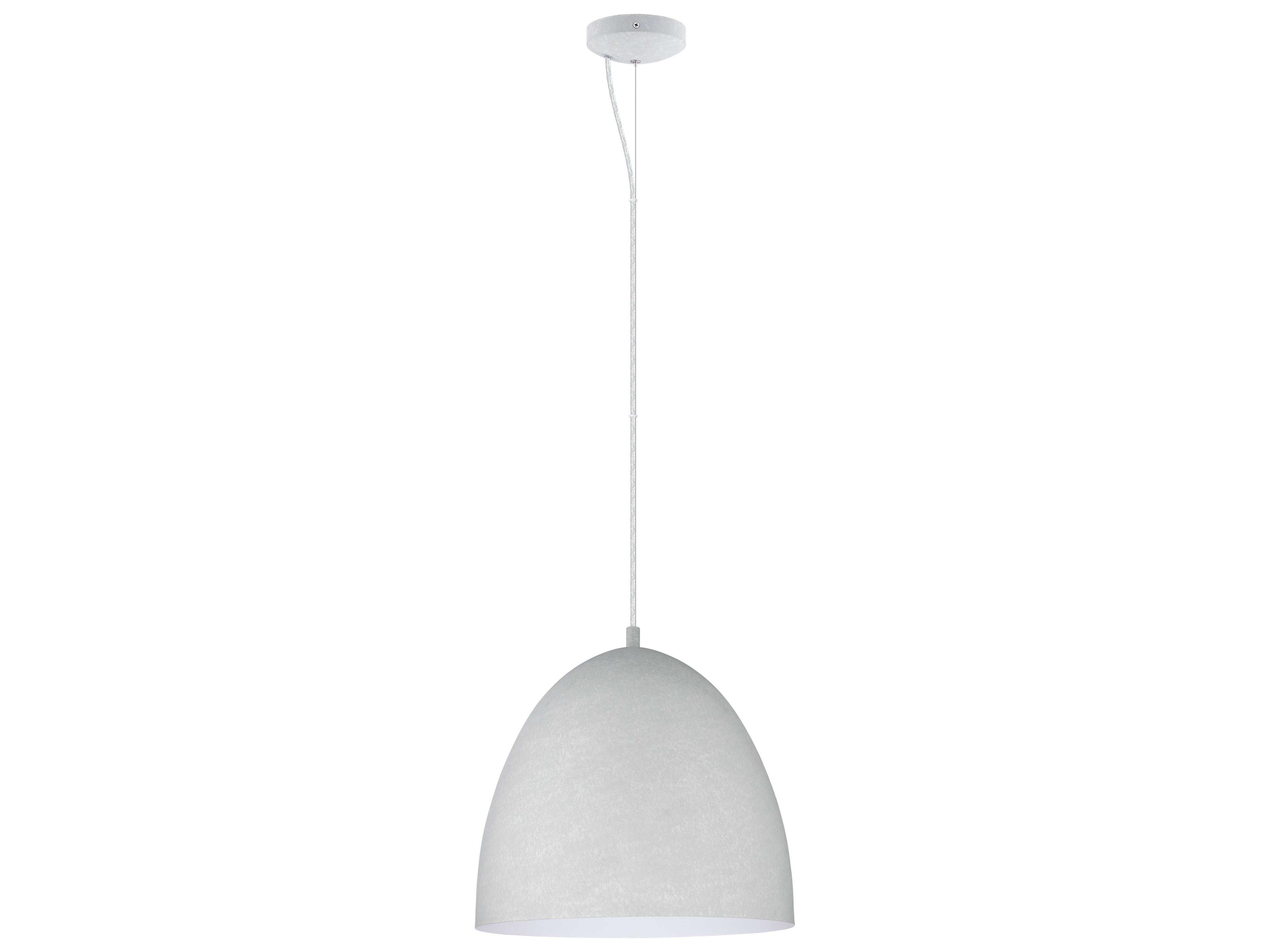 Eglo Sarabia 1-Light Grey Bell Pendant