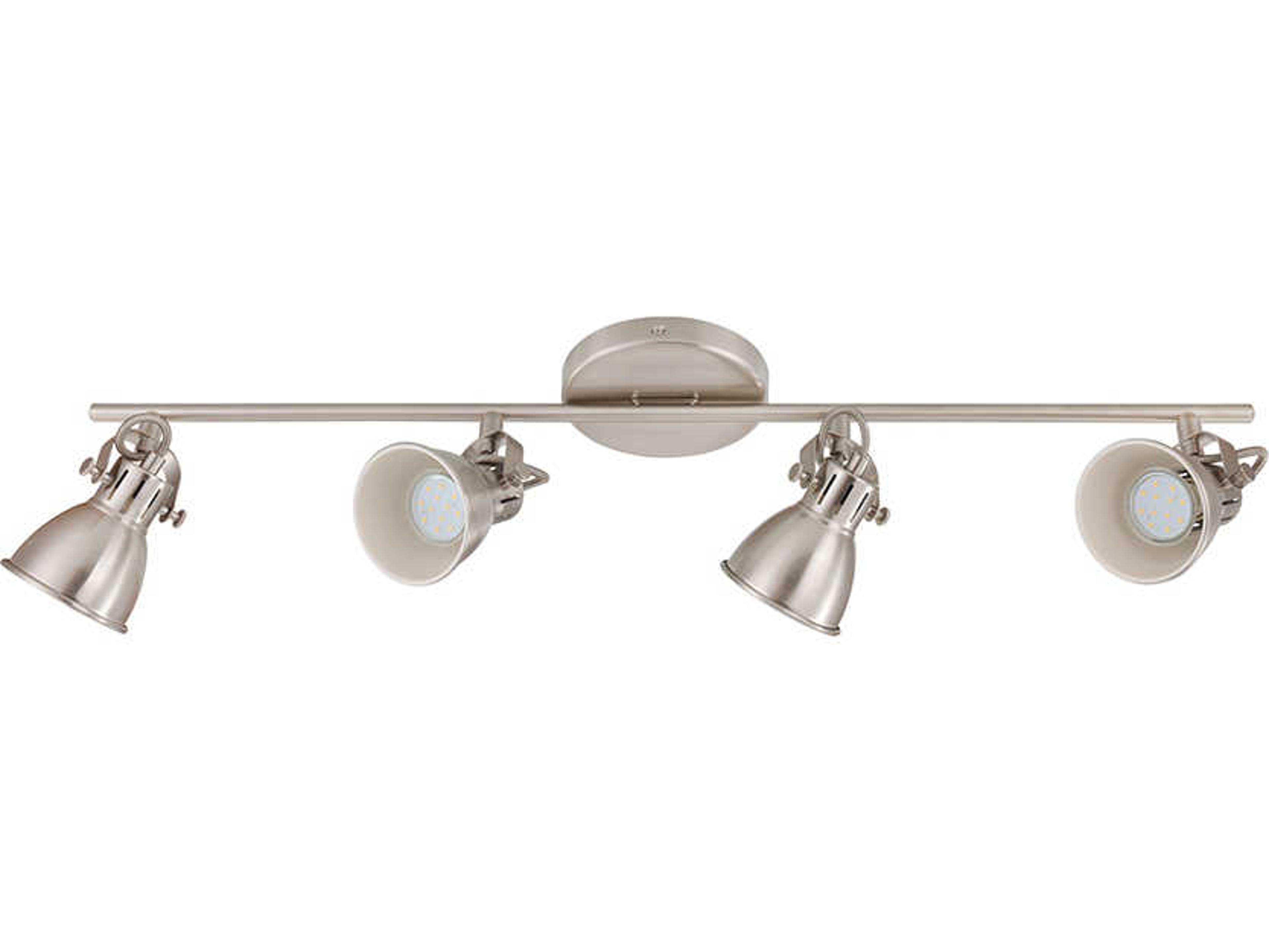 Eglo Seras 4-Light Matte Nickel Bell Track & Rail Light