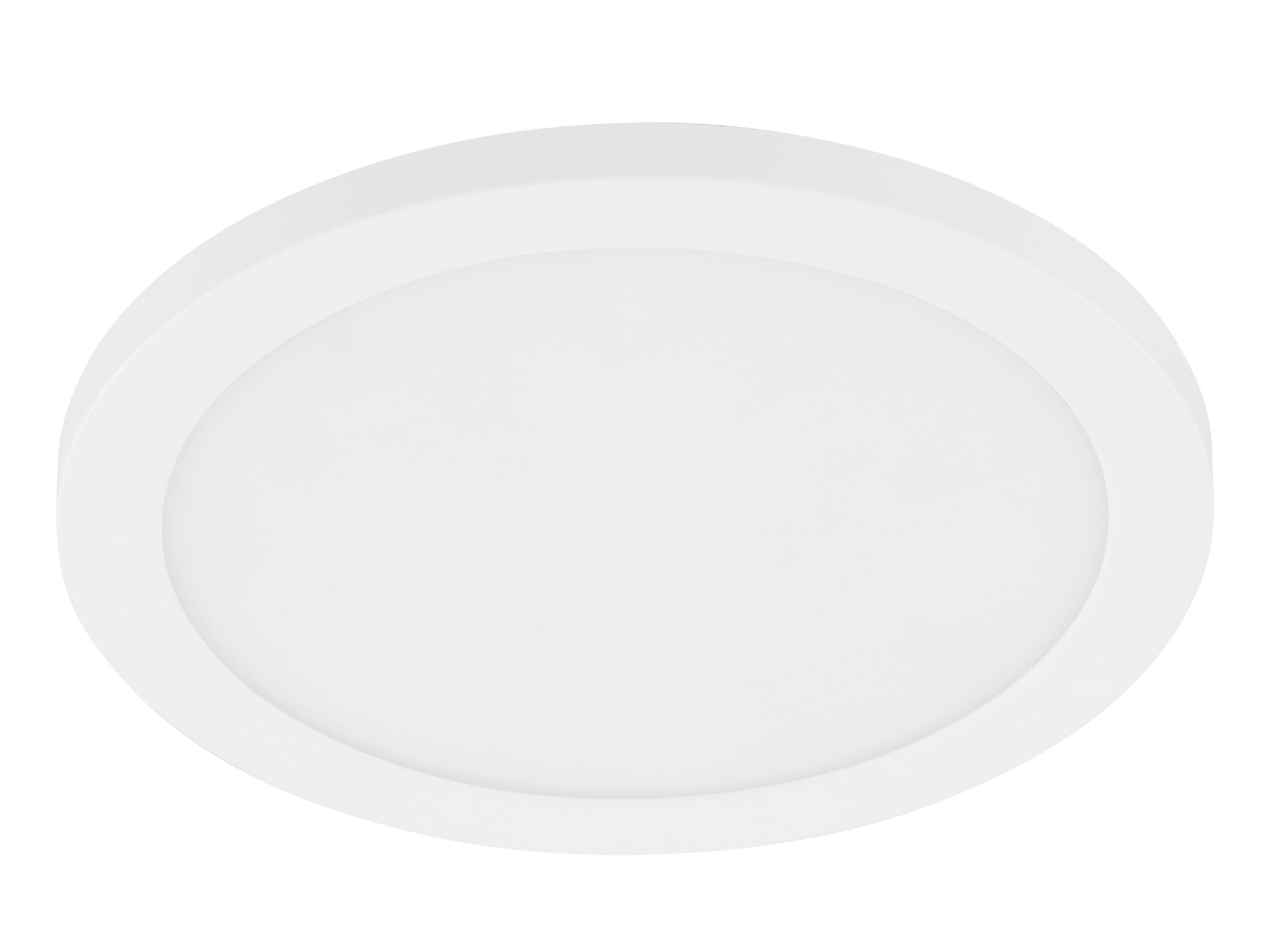 Eglo Trago 1-Light White Round Flush Mount