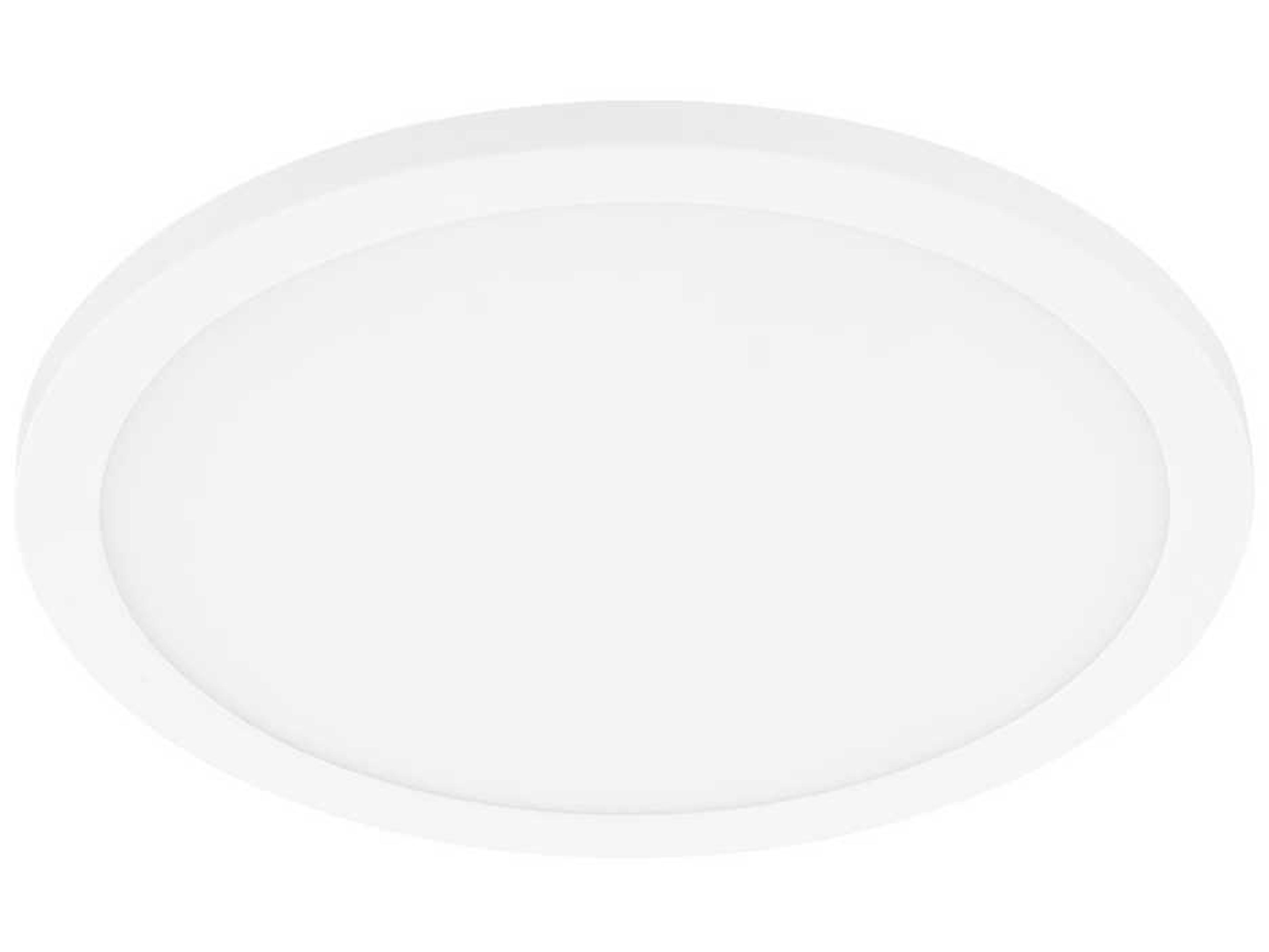 Eglo Trago 1-Light White Round Flush Mount