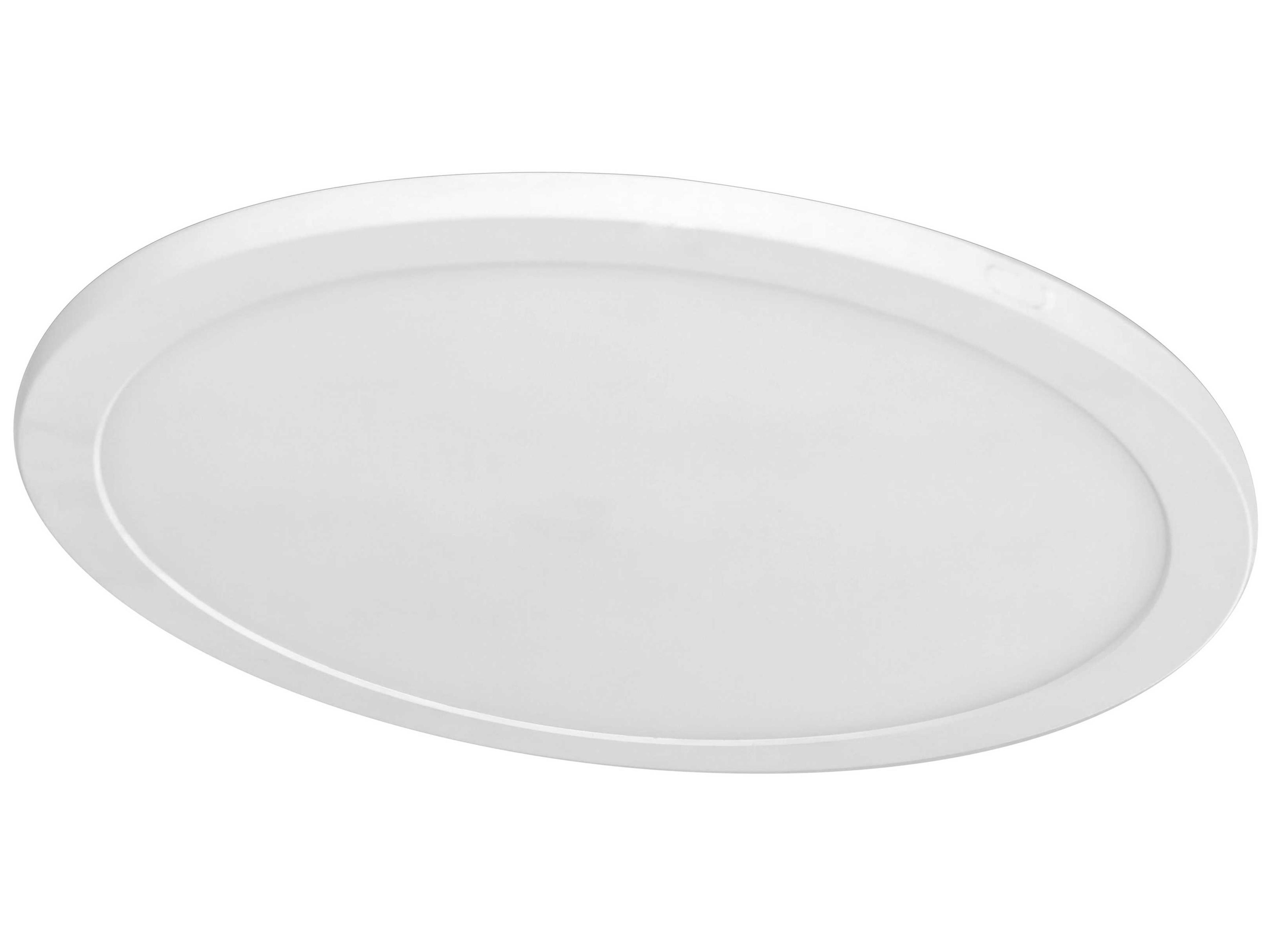 Eglo Trago 1-Light White Round Flush Mount