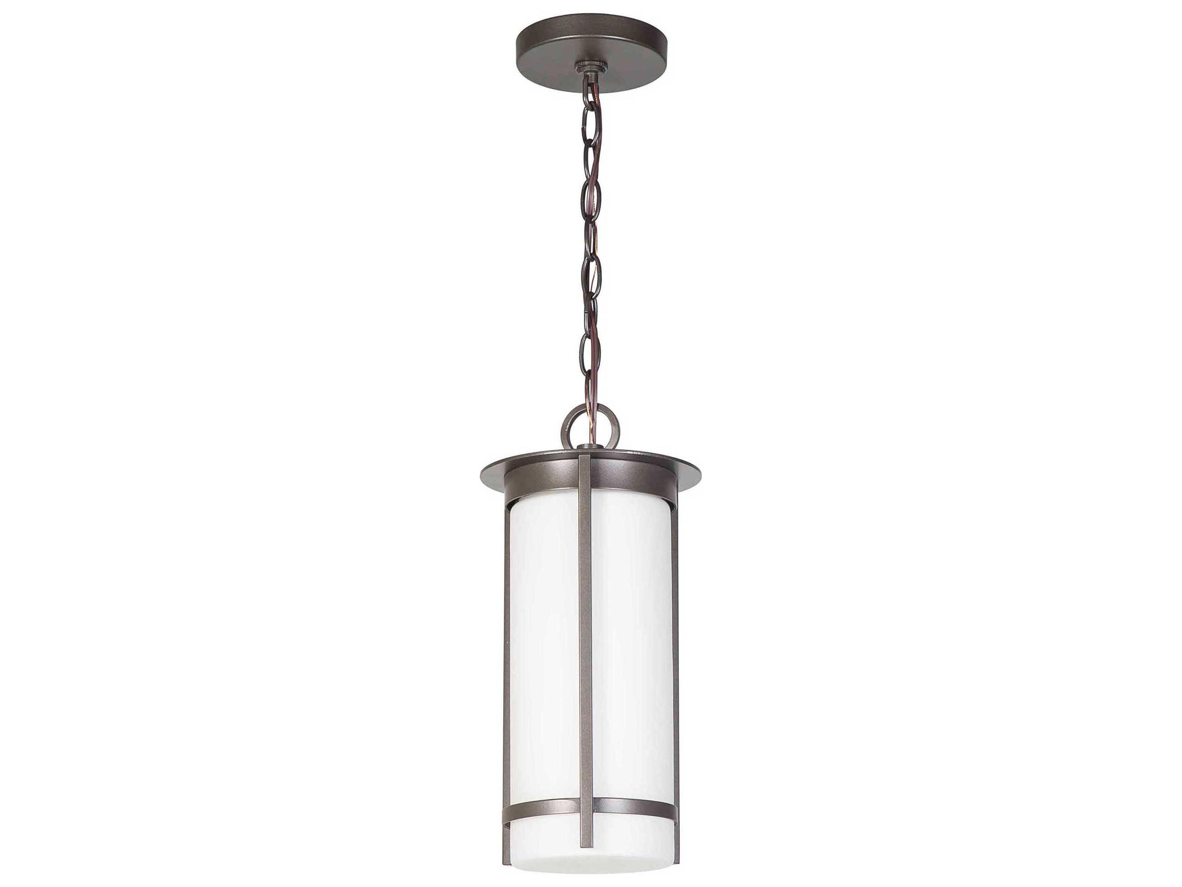 Eglo Truxton 1-Light Graphite Gray Cylinder Mini Pendant
