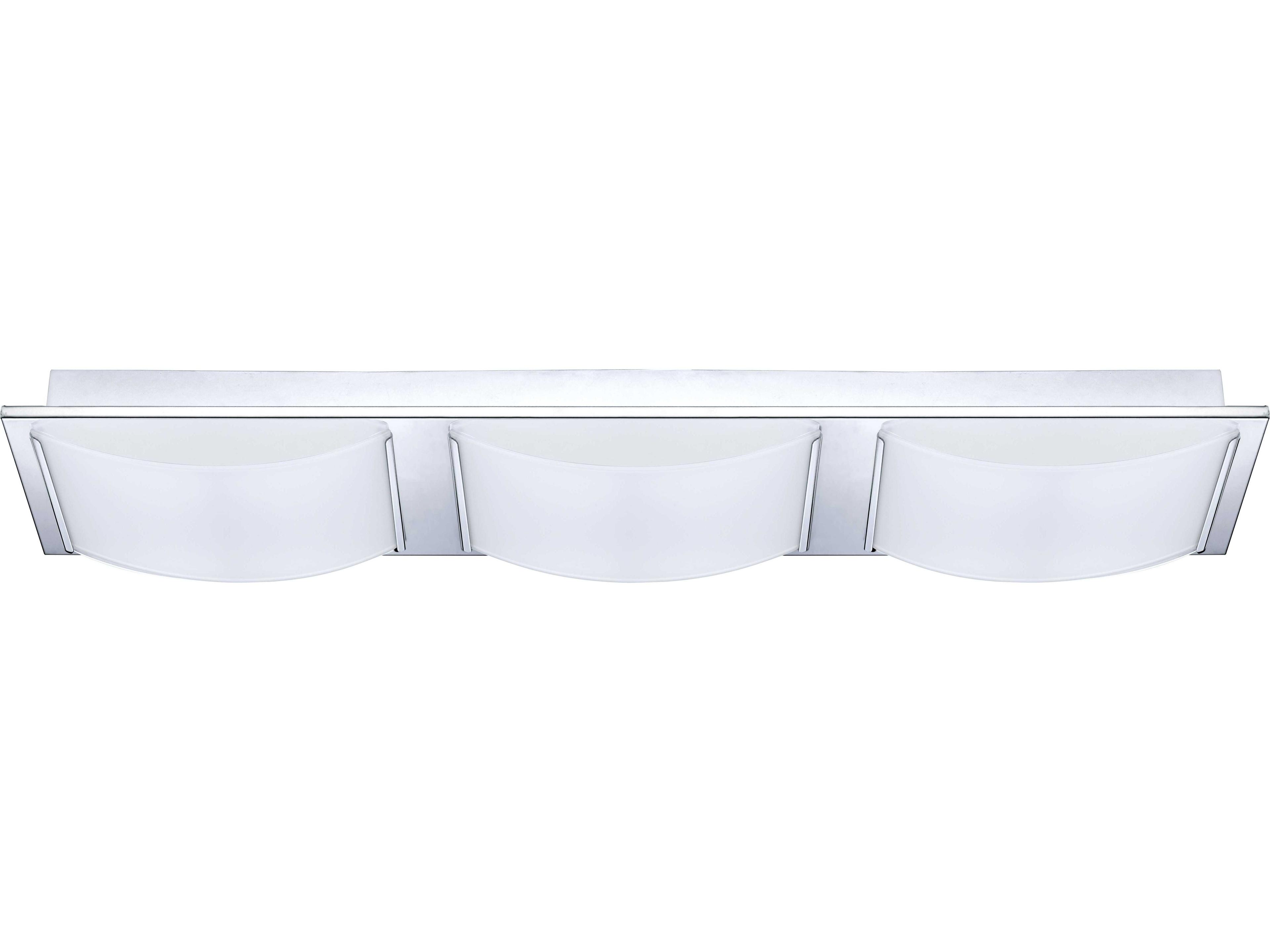 Eglo Wasao 3-Light Chrome Vanity Light