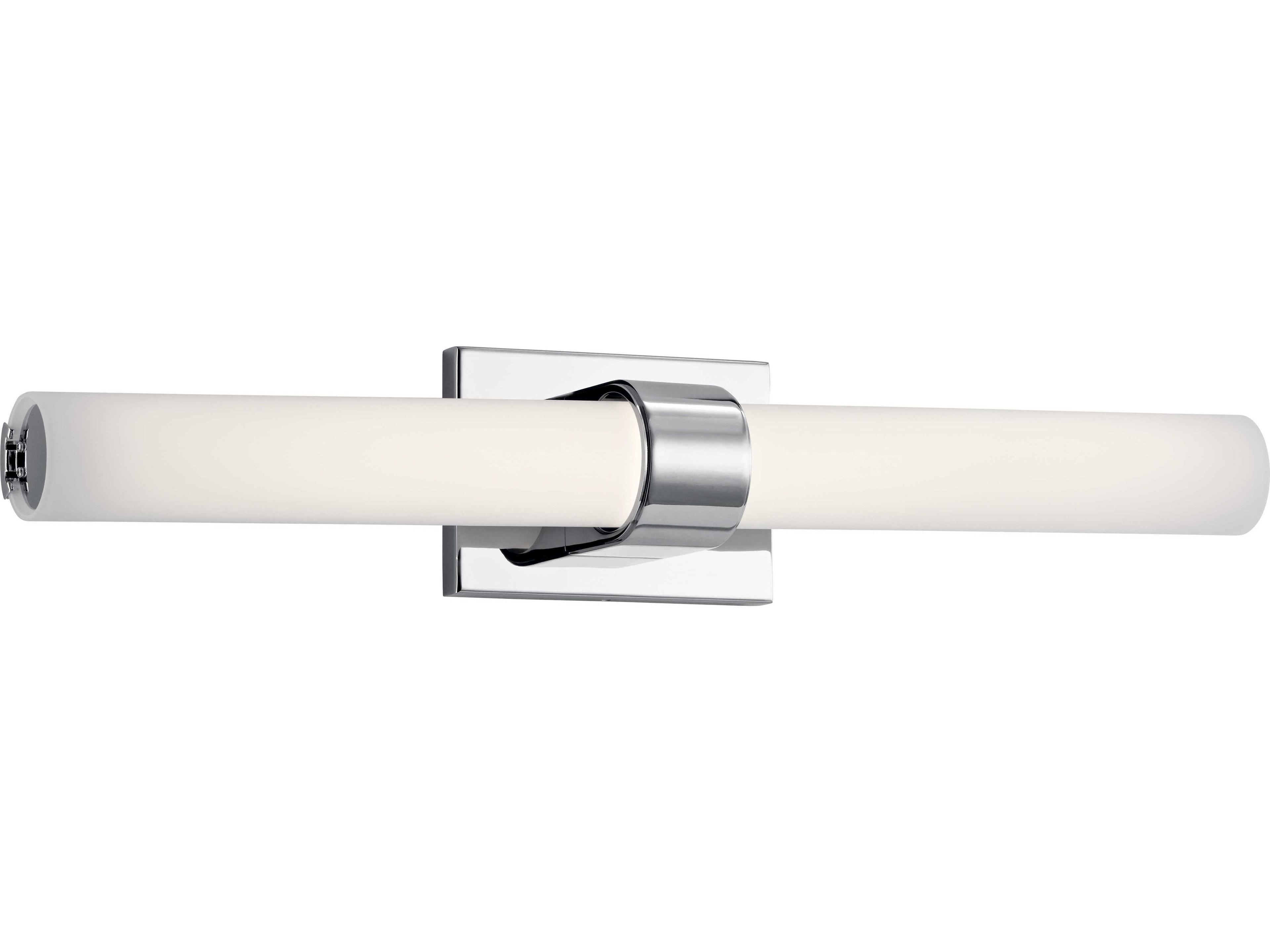 Elan Izza 1-Light Chrome Glass LED Vanity Light